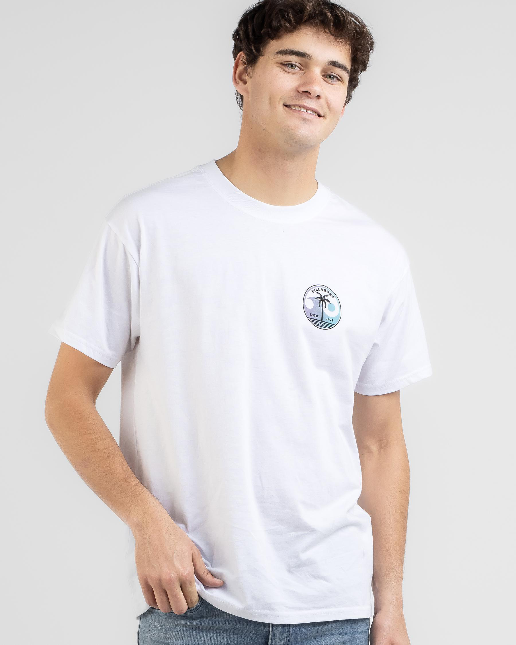 Shop Billabong Tropics T-Shirt In White - Fast Shipping & Easy Returns ...