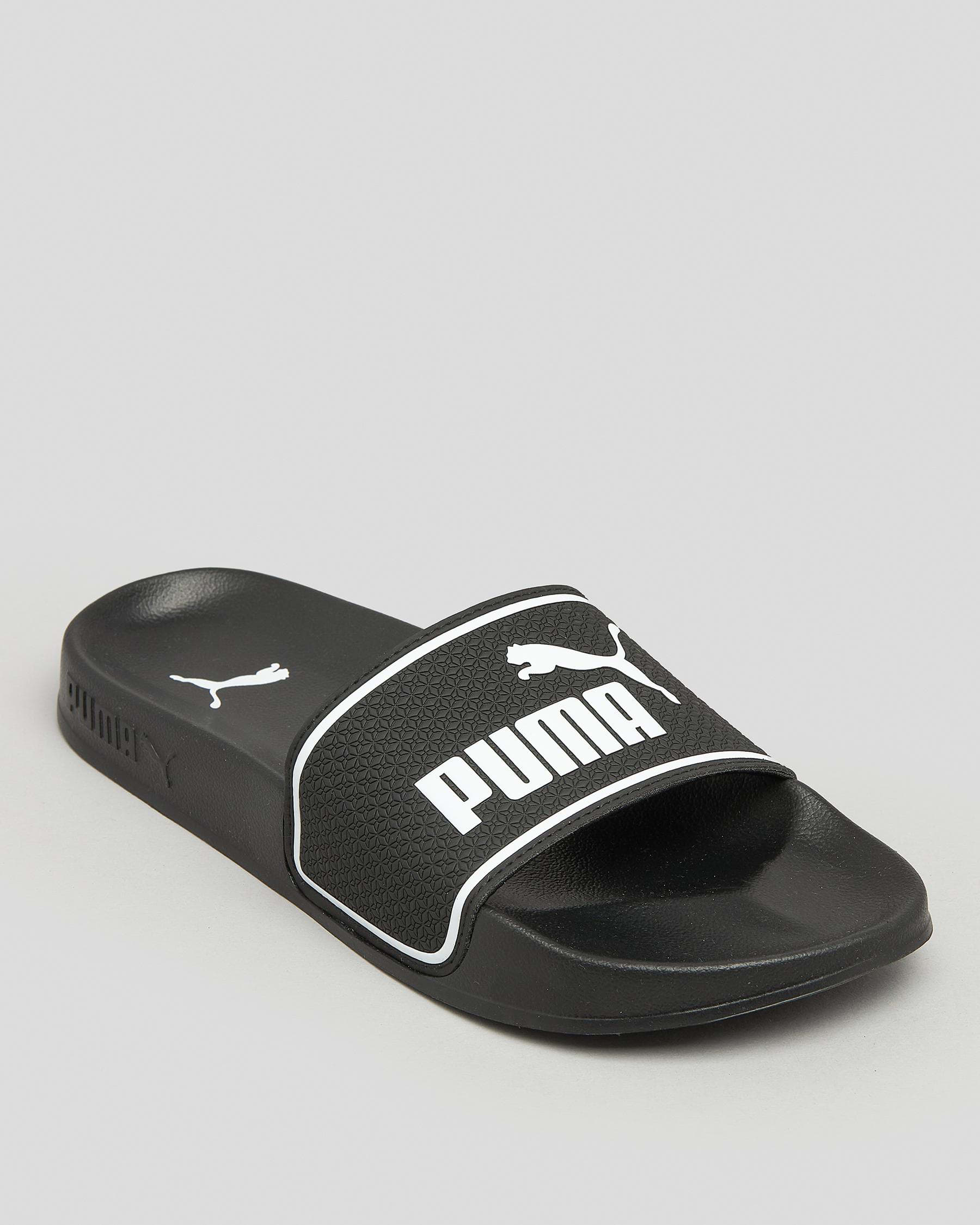 Shop Puma Boys' Leadcat 2.0 Slides In Puma Black-puma White - Fast ...