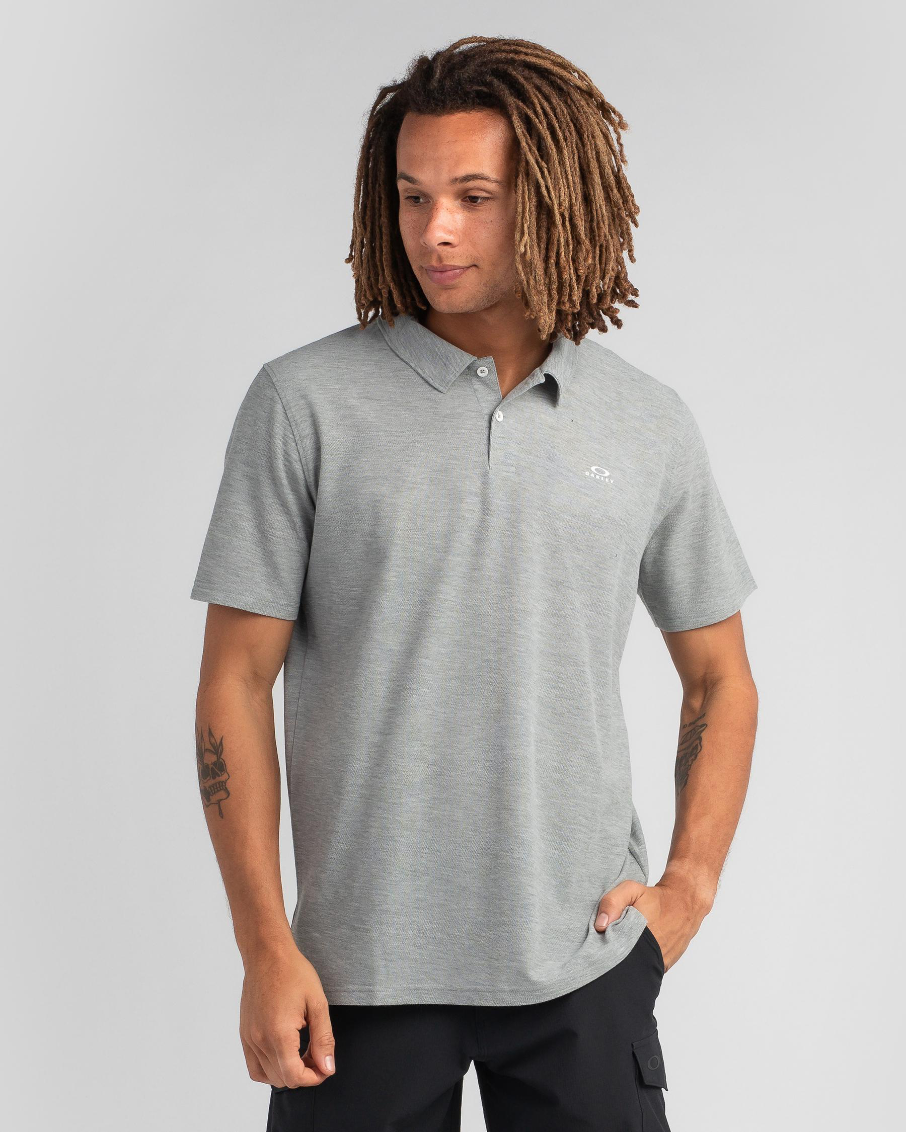 Shop Oakley Relax Polo Shirt In New Granite Heather - Fast Shipping ...