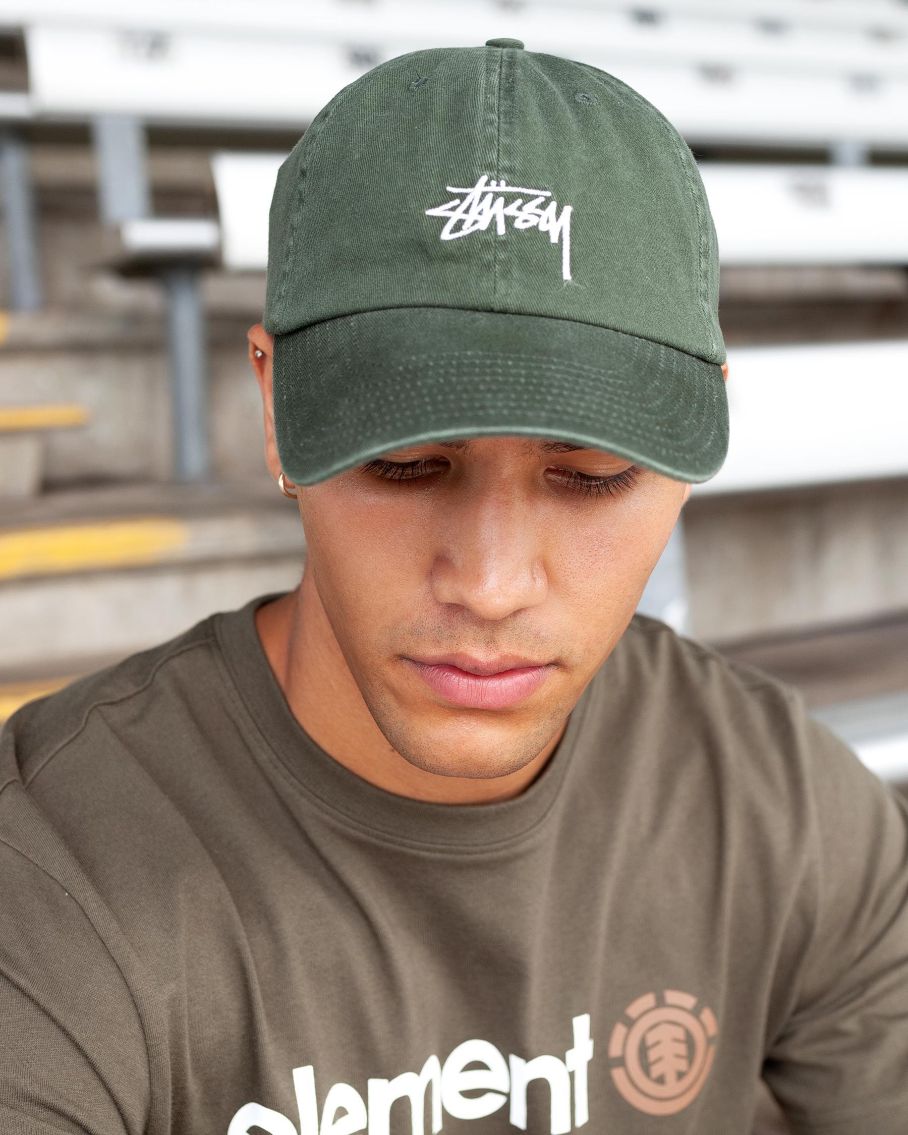 Shop Stussy Stock Low Pro Cap In Olive - Fast Shipping & Easy Returns ...