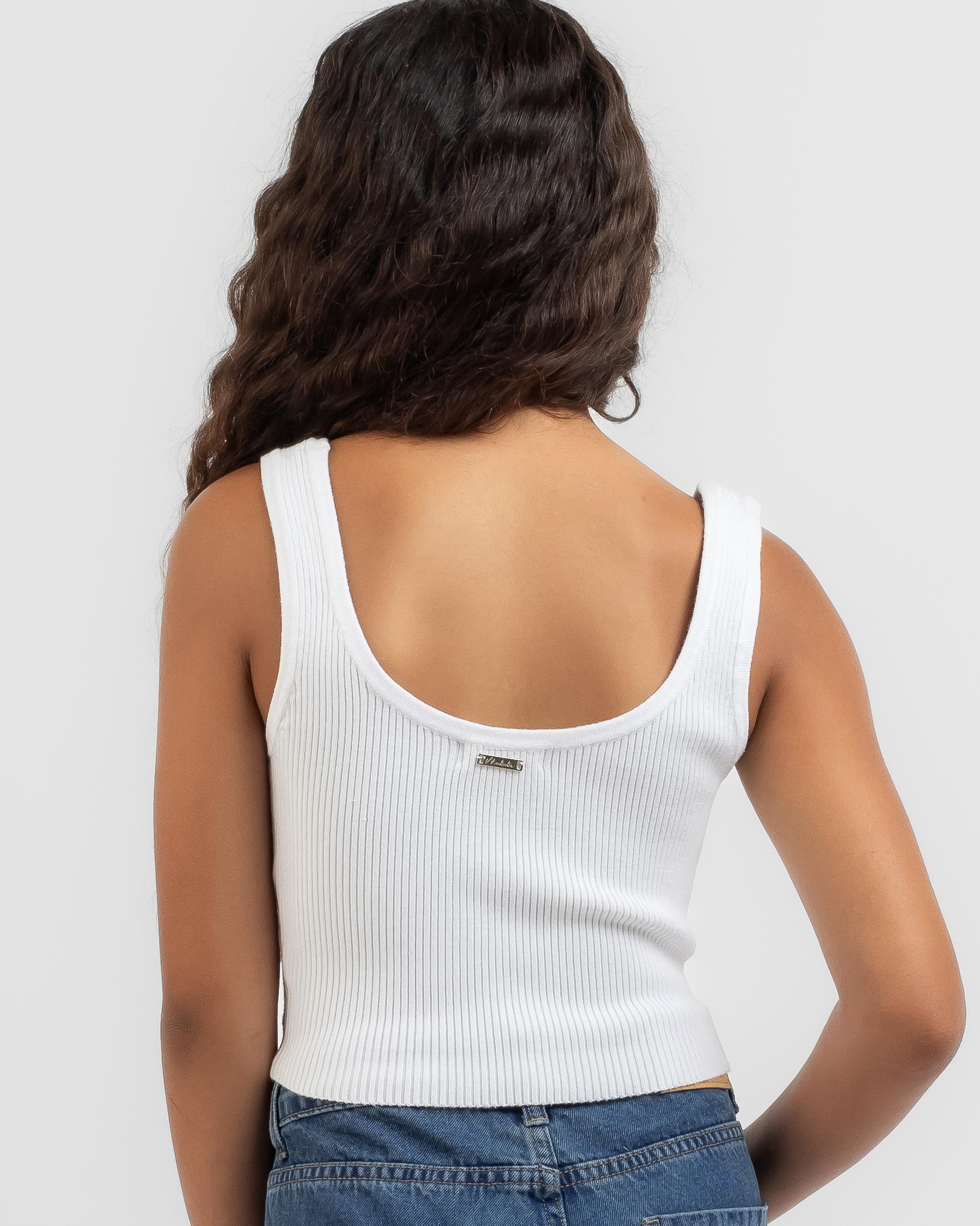 Shop Mooloola Girls Basic Knit Top In White Fast Shipping And Easy Returns City Beach Australia