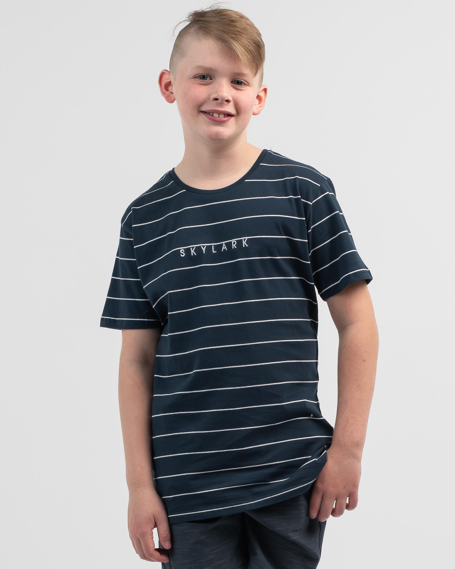 Shop Skylark Boys' Crucial T-Shirt In Navy - Fast Shipping & Easy ...