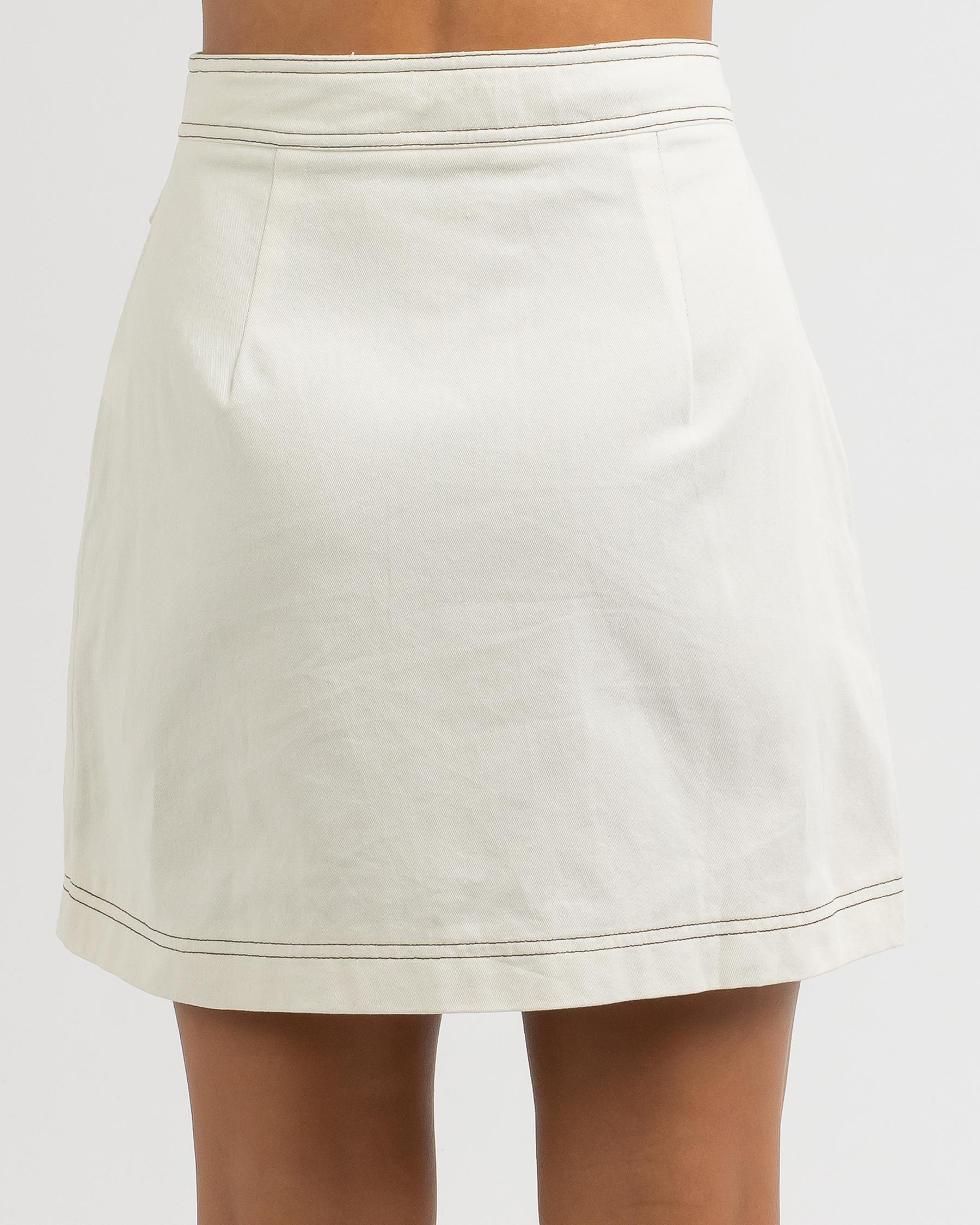 Shop Mint Vanilla Mary Skirt In White - Fast Shipping & Easy Returns ...