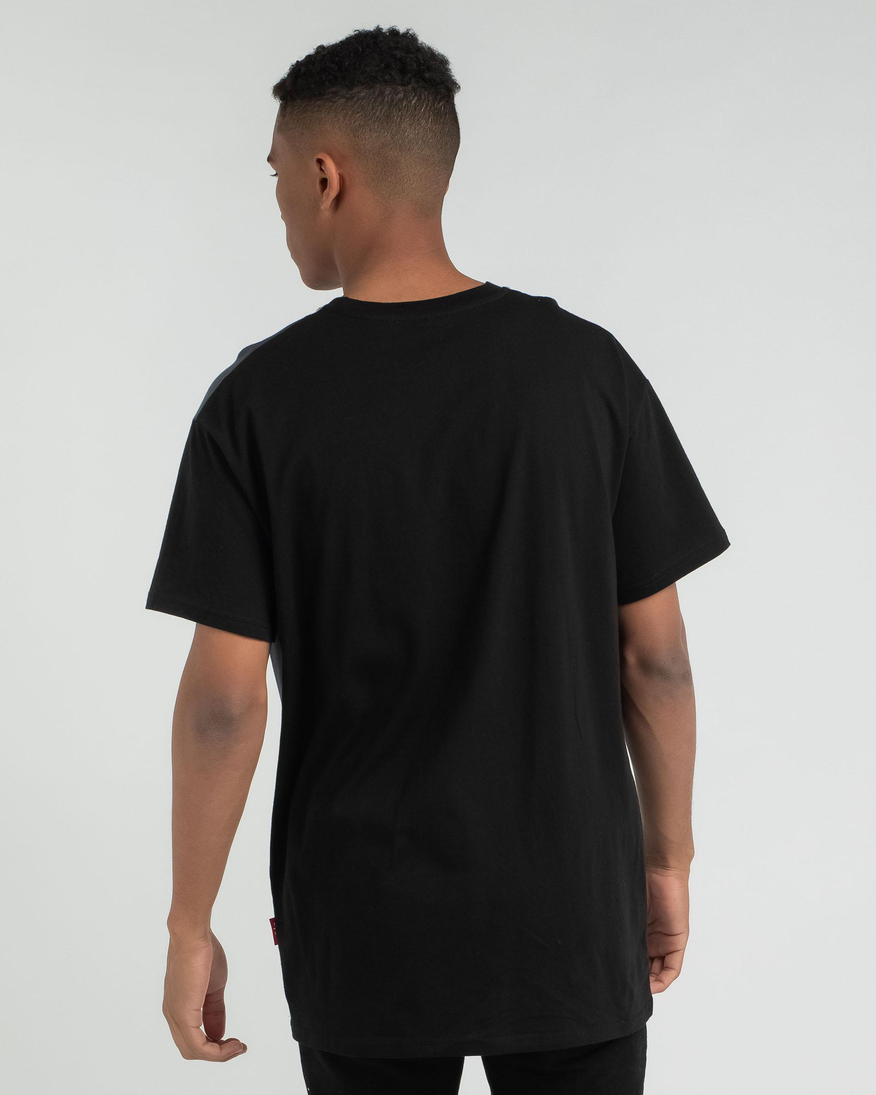 Shop Wndrr Survey 3 Panel T-Shirt In Black - Fast Shipping & Easy ...