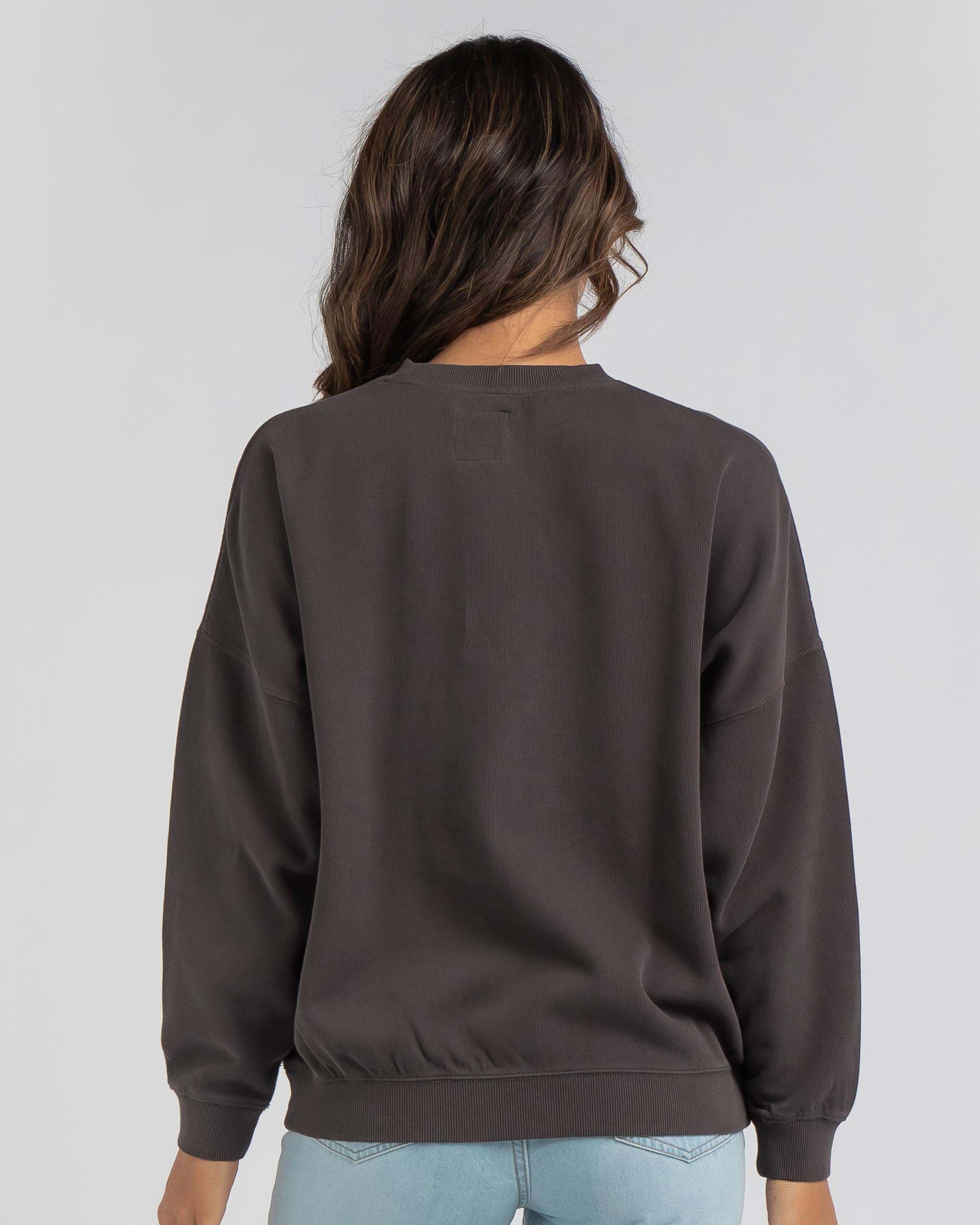 Billabong Endless Summer Sweatshirt In Off Black - Fast Shipping & Easy ...