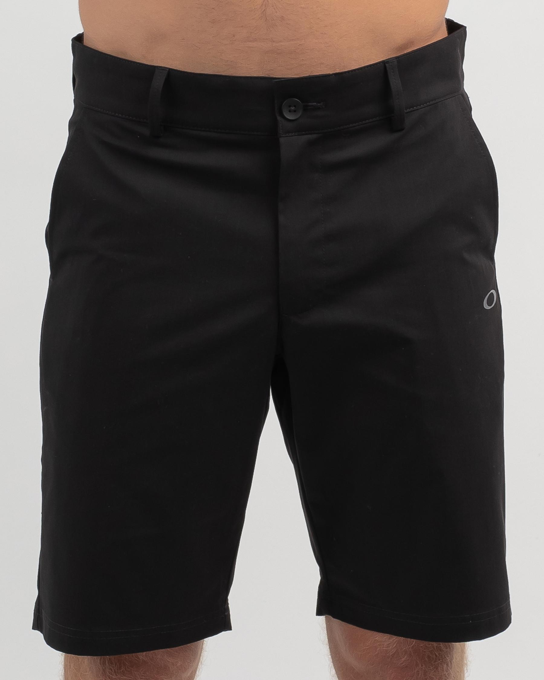 Shop Oakley Chino Icon Shorts In Blackout - Fast Shipping & Easy ...