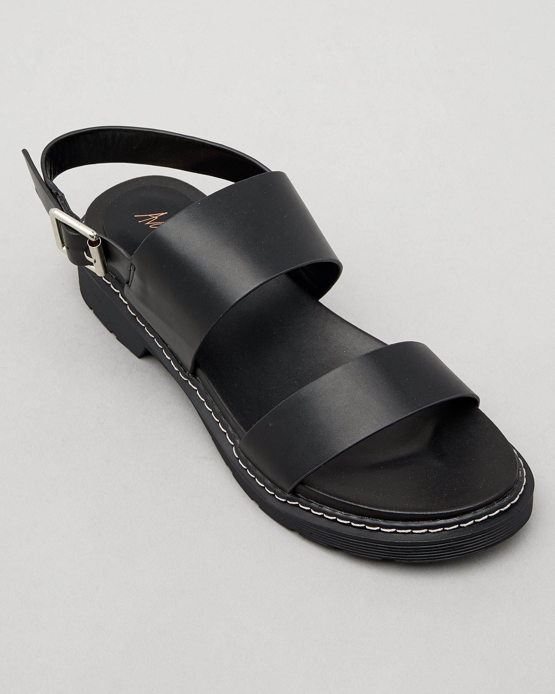 Shop Ava And Ever Aiden Sandals In Black - Fast Shipping & Easy Returns ...