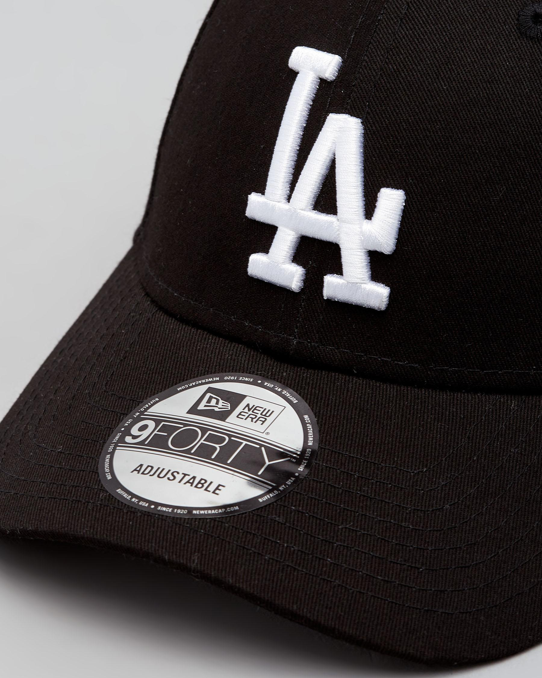 Shop New Era La Dodgers Cap In Black - Fast Shipping & Easy Returns ...