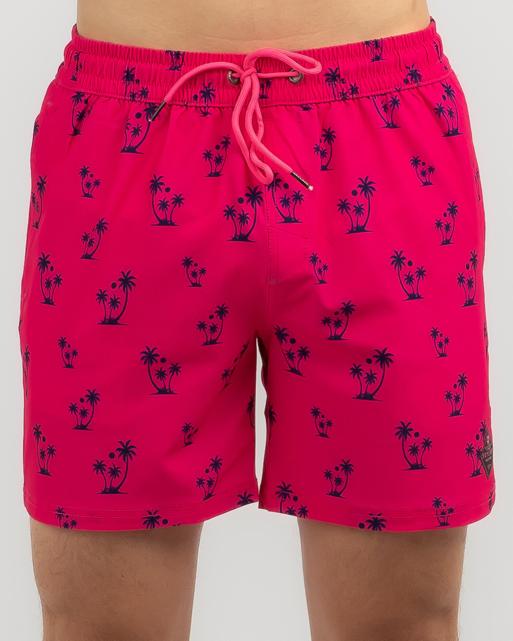 Shop Skylark Peak Mully Shorts In Pink/navy - Fast Shipping & Easy ...