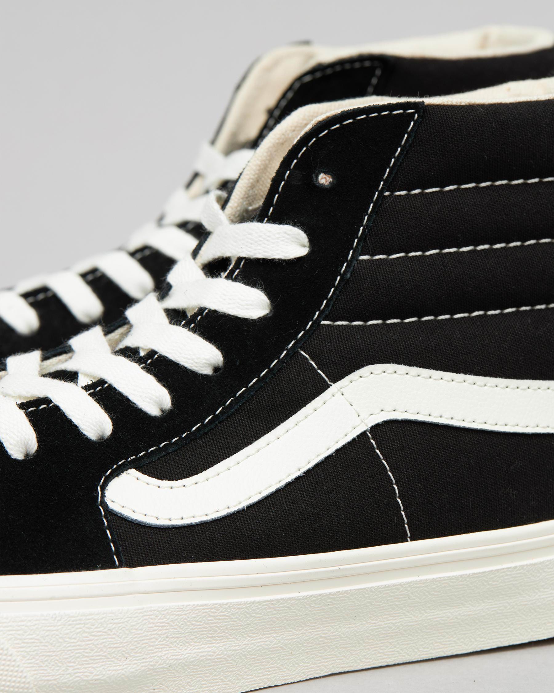 Shop Vans Sk8-Hi VR3 Shoes In Black/marshmallow - Fast Shipping & Easy ...