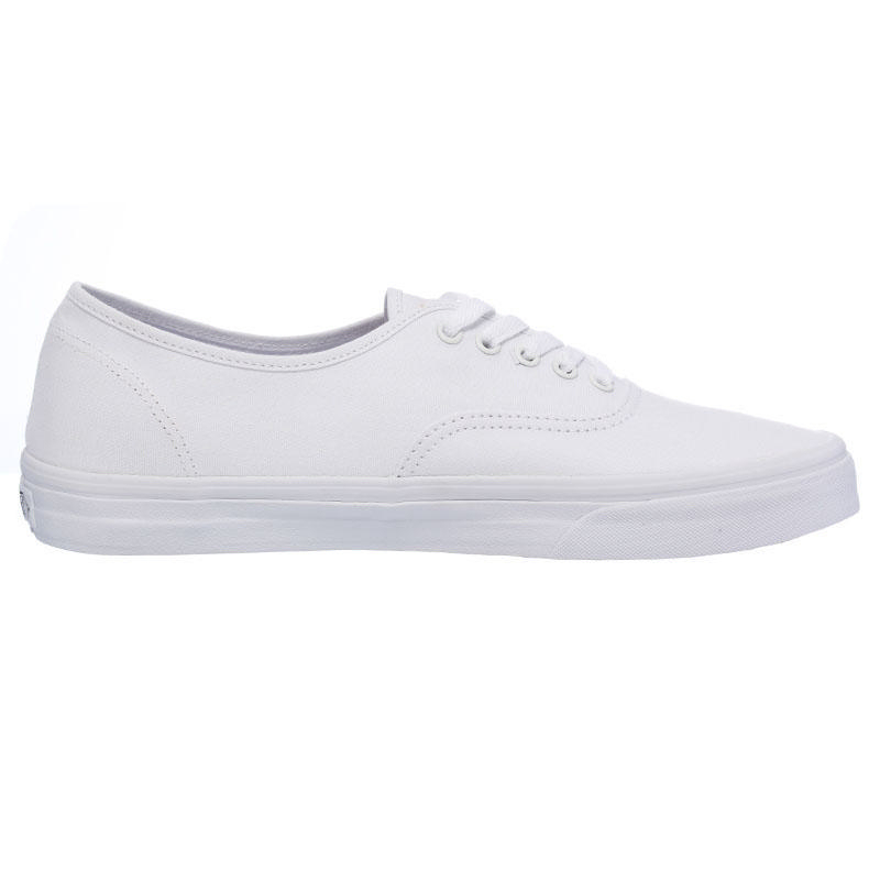 Shop Vans Mens Authentic Shoes In True White - Fast Shipping & Easy ...