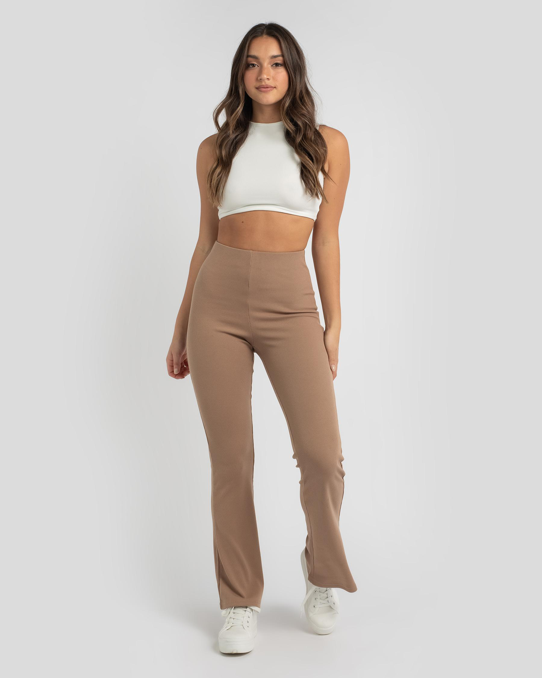 Shop Ava And Ever River Lounge Pants In Chocolate - Fast Shipping ...