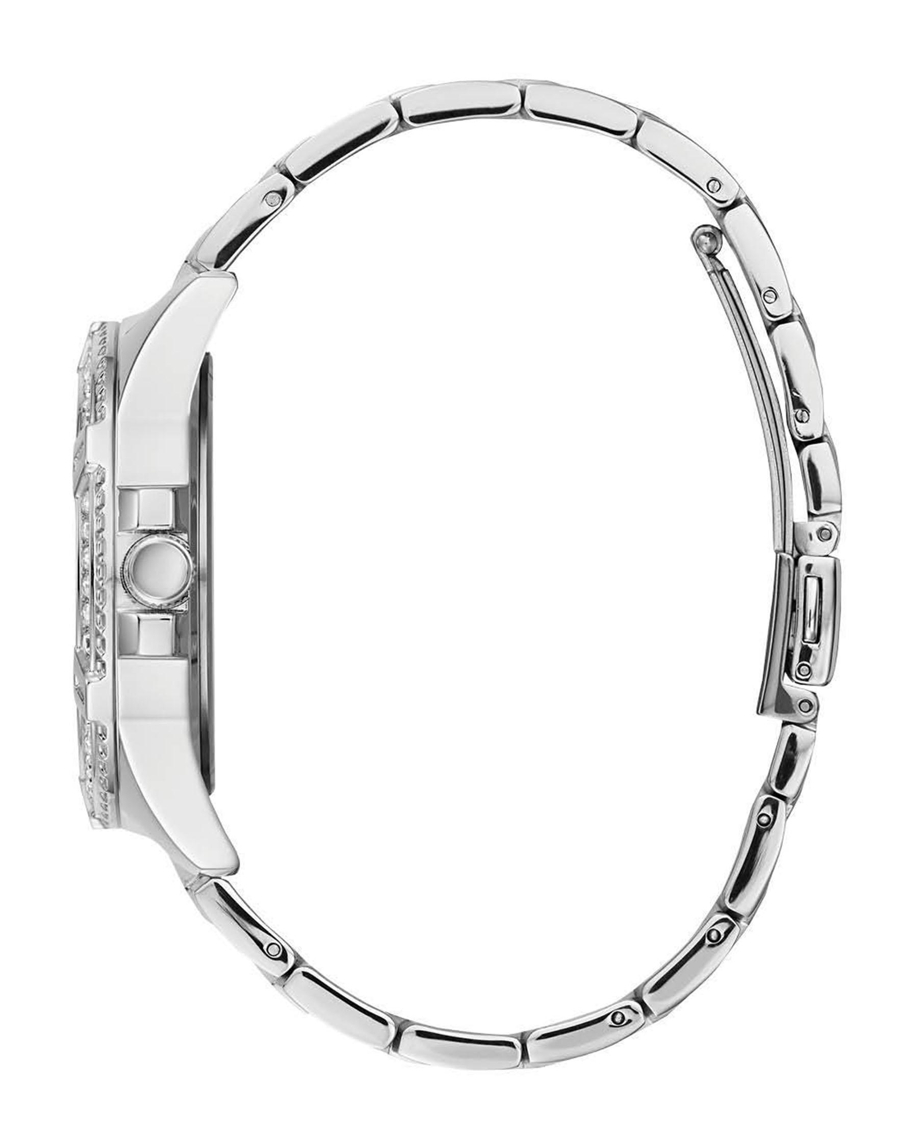 Shop GUESS Lady Frontier Watch In Silver - Fast Shipping & Easy Returns ...