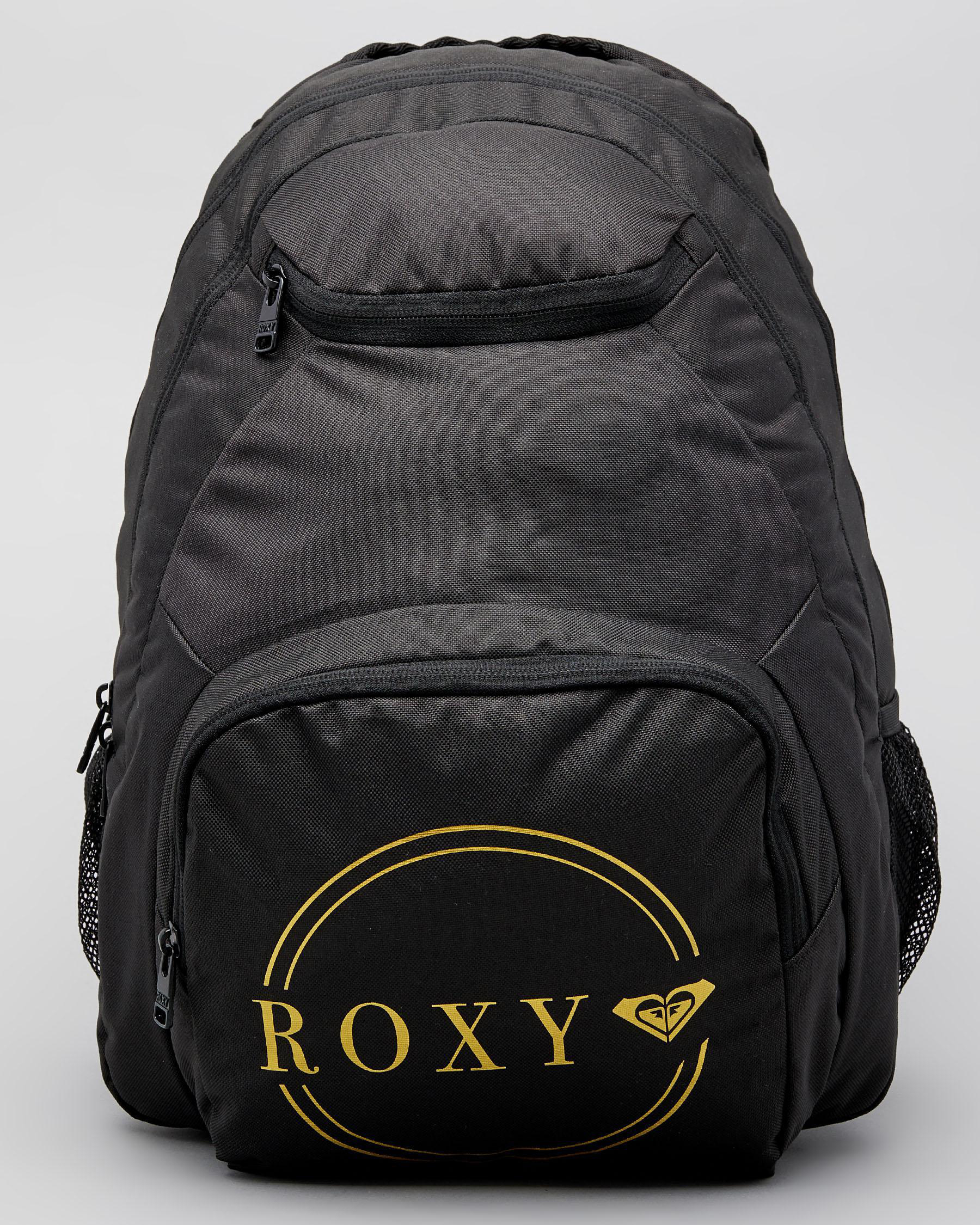 Shop Roxy Shadow Swell Backpack In Anthracite - Fast Shipping & Easy ...