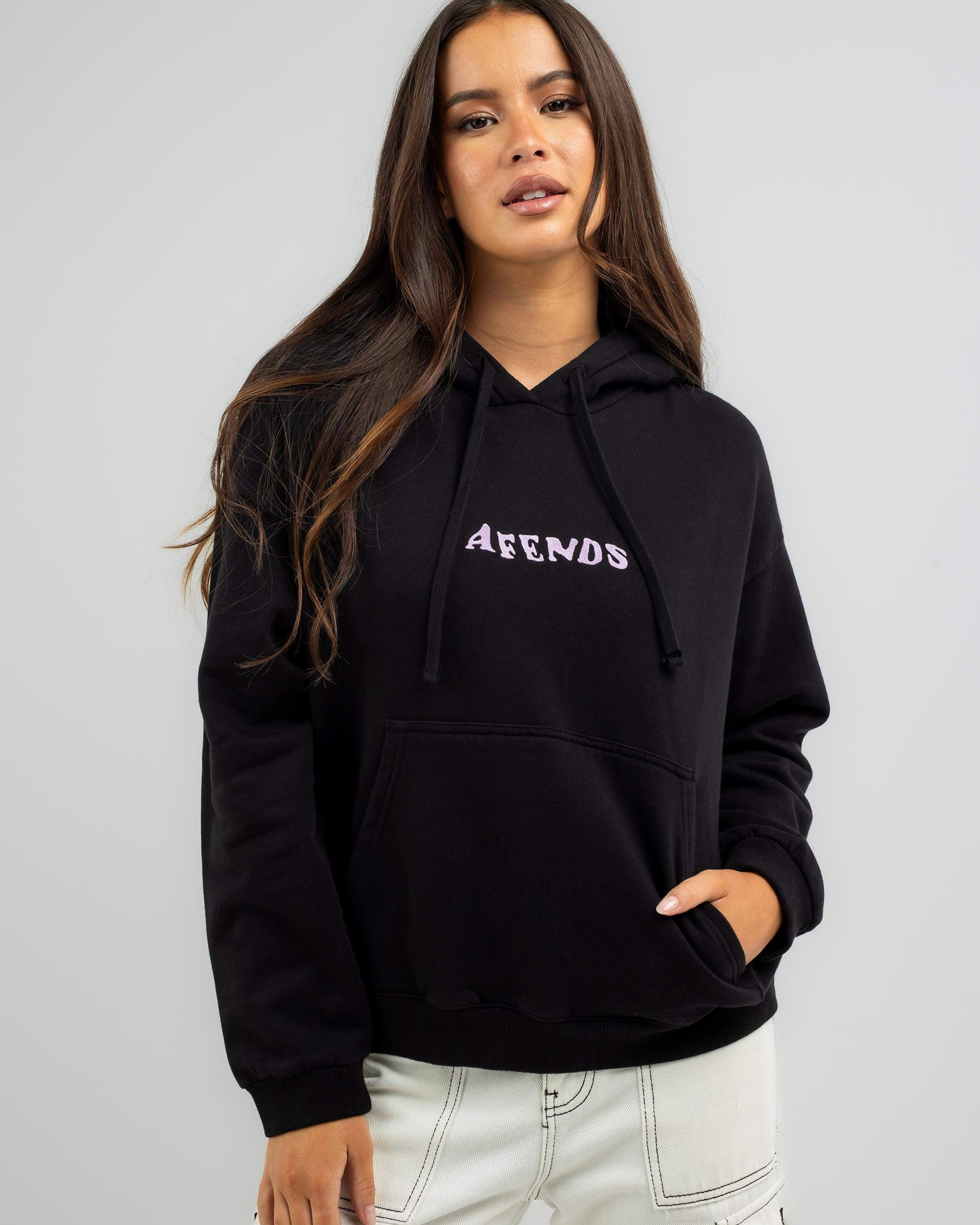 Shop Afends Lilah Hoodie In Black - Fast Shipping & Easy Returns - City ...