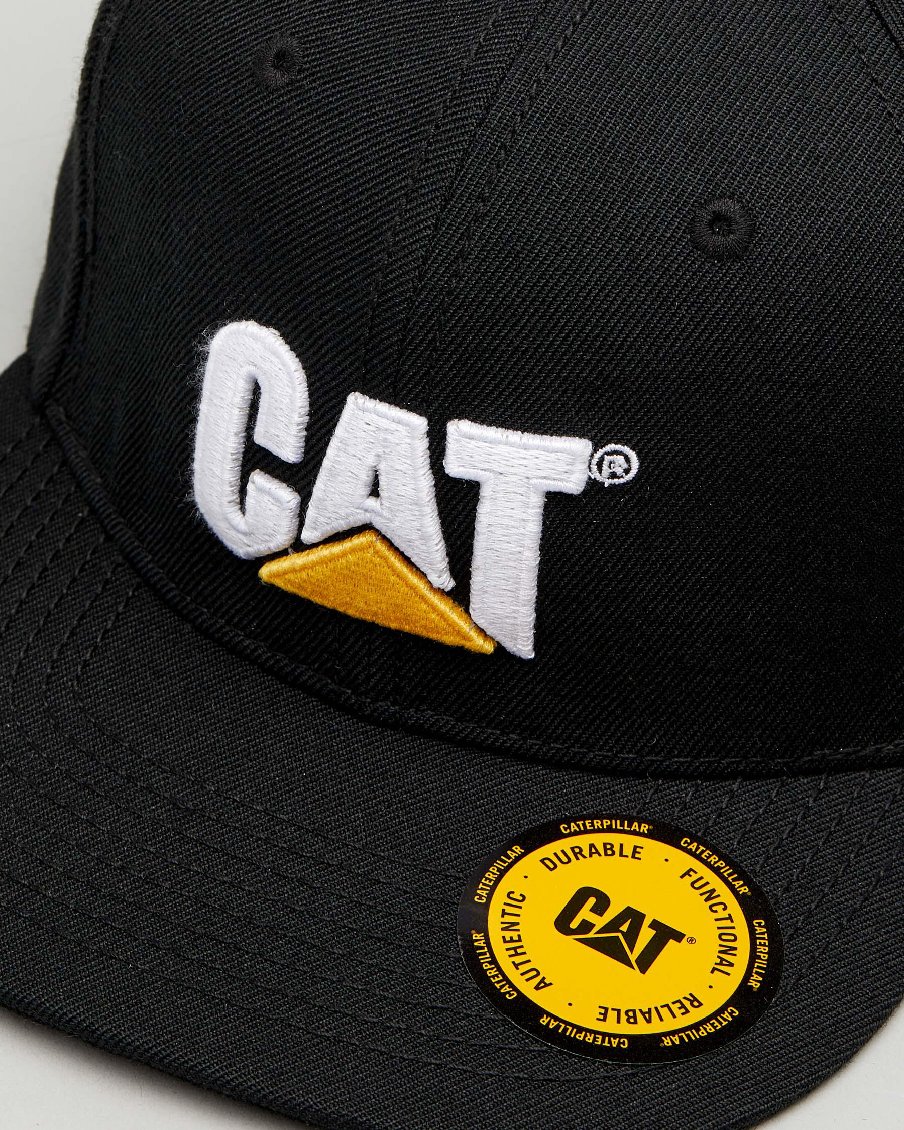 Shop Cat Sheridan Flat Bill Cap In Black - Fast Shipping & Easy Returns ...