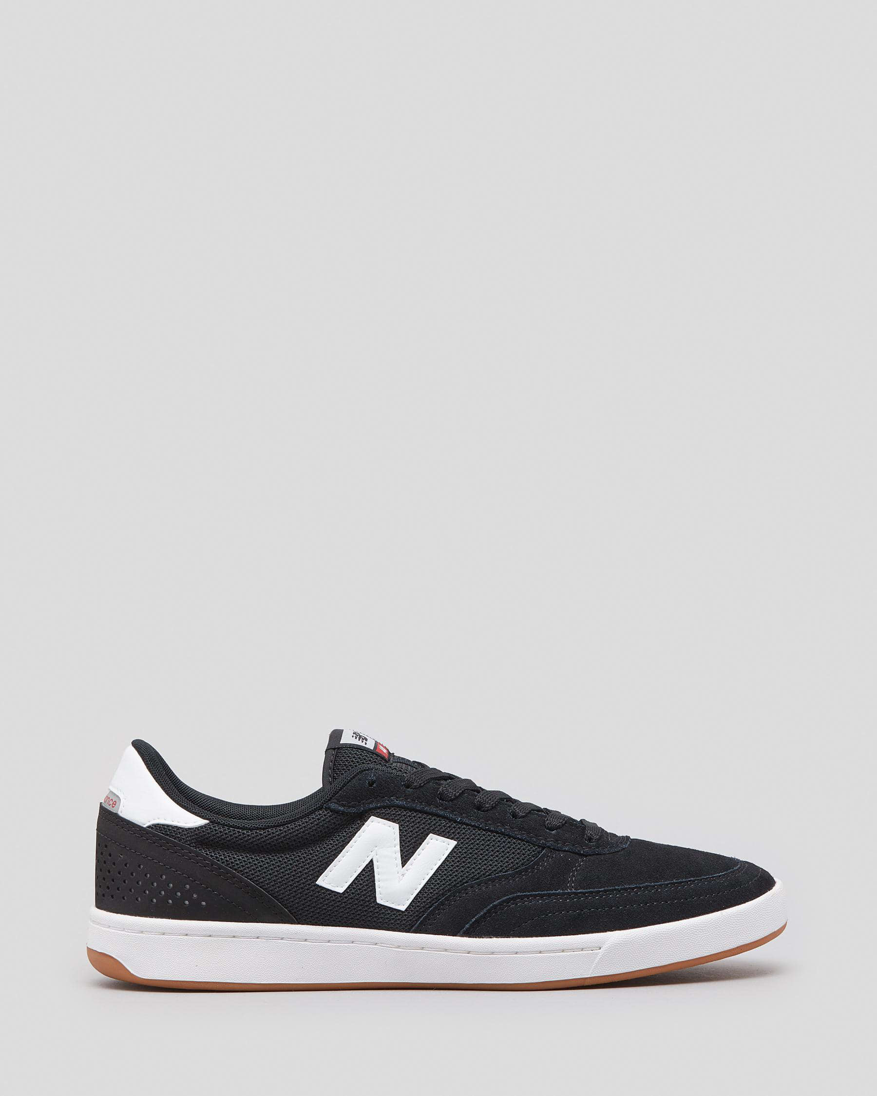 Shop New Balance NB 440 Shoes In Black/white - Fast Shipping & Easy ...