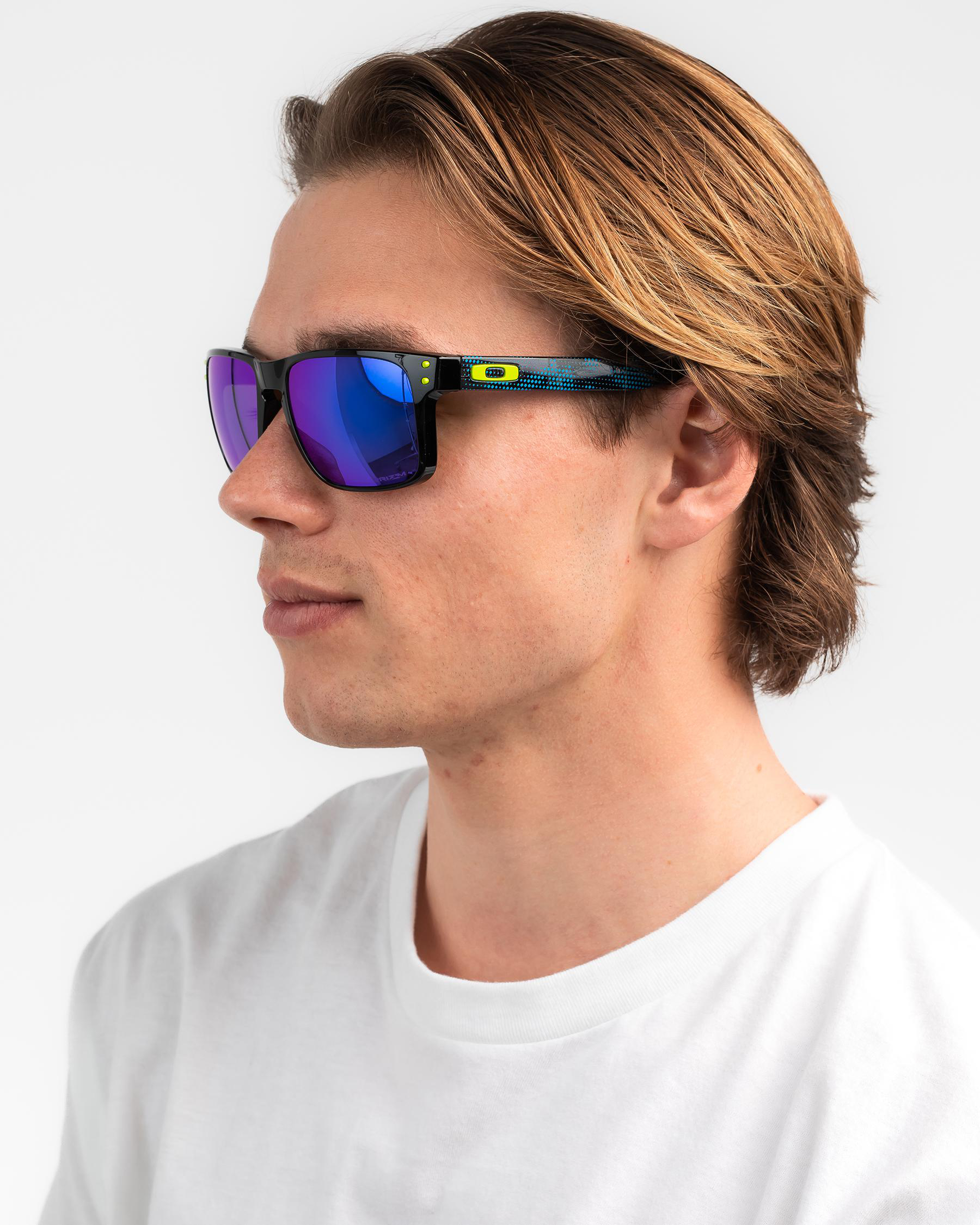 Shop Oakley Holbrook Prizm Sunglasses In High Resolution Blue W Prizm Sapphire Fast Shipping 