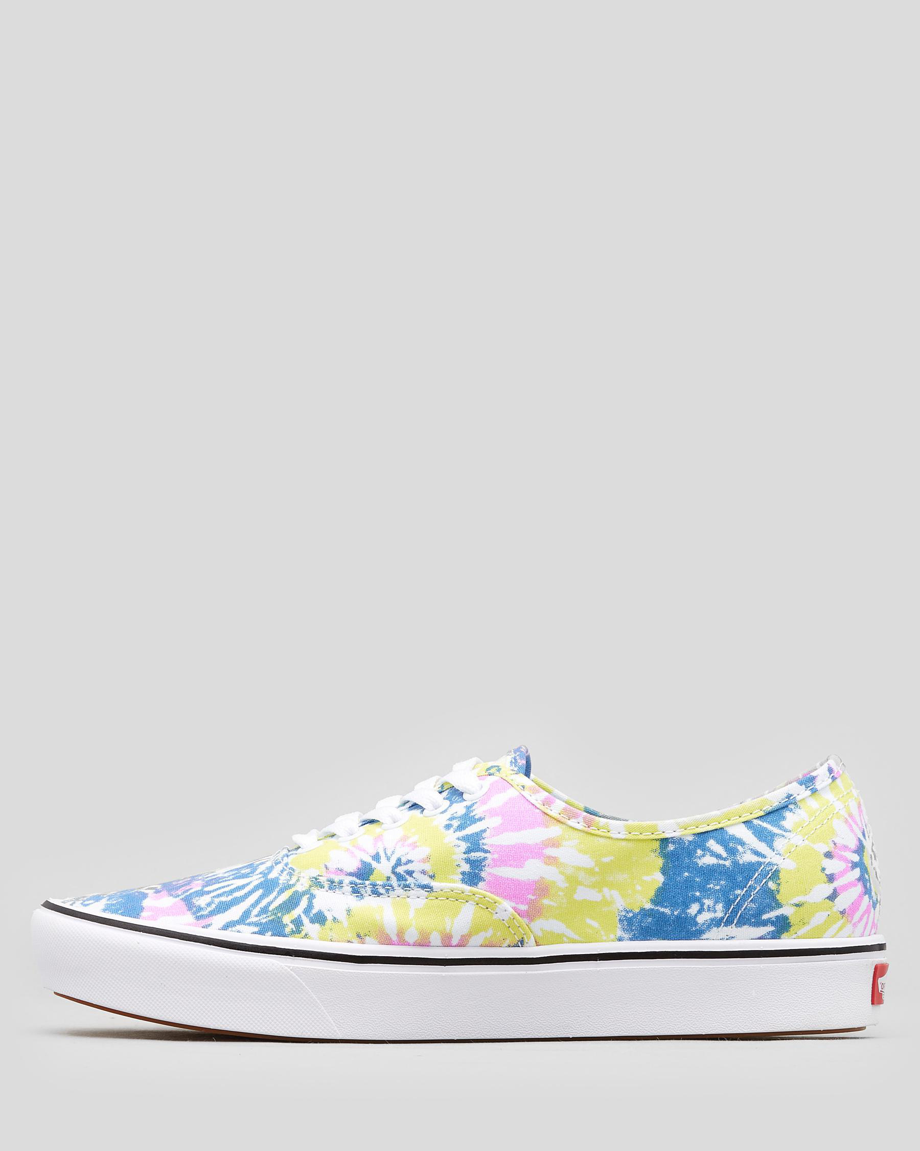 Shop Vans Authentic Comfycush Shoes In Orchid/true White - Fast ...