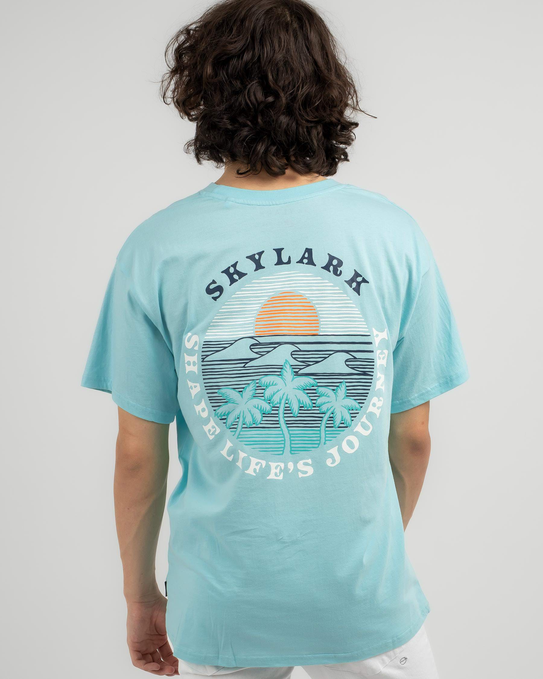 Shop Skylark Sunsets T-Shirt In Teal - Fast Shipping & Easy Returns ...