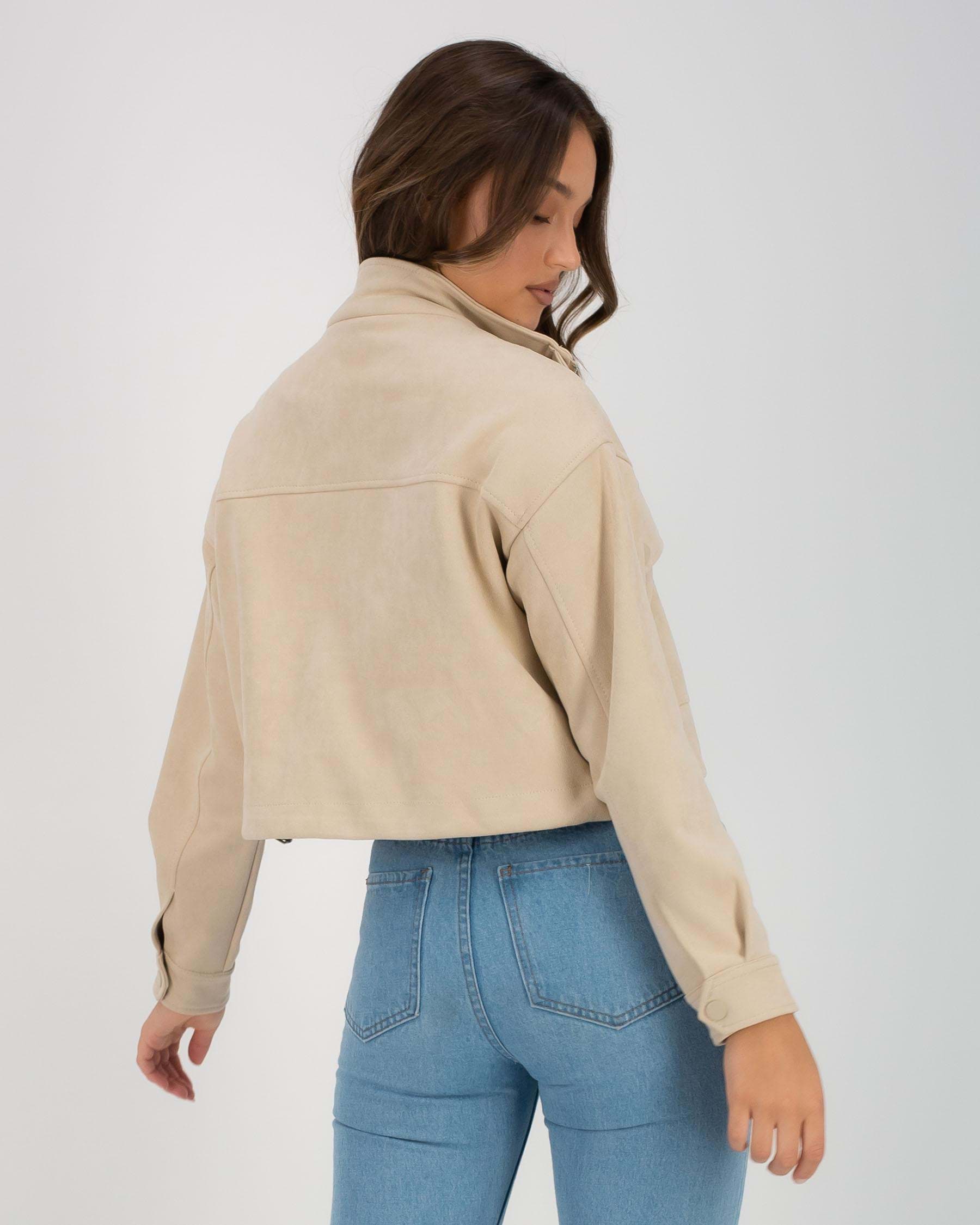 Shop Used Otis Jacket In Beige - Fast Shipping & Easy Returns - City ...