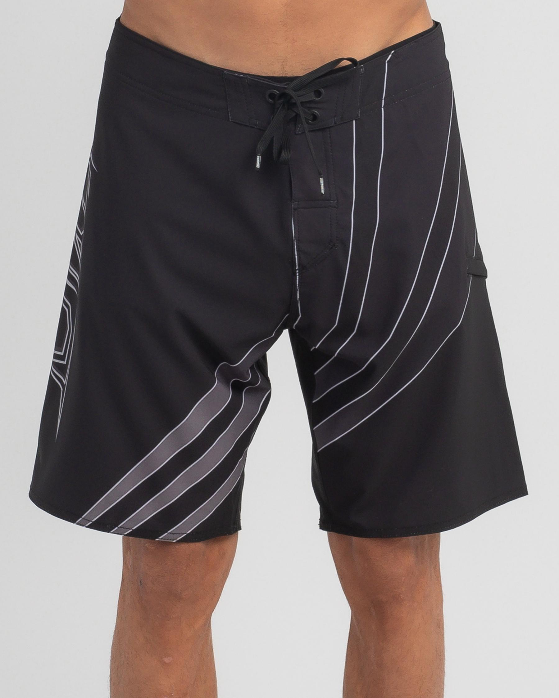 Jetpilot Sideswipe Board Shorts In Black/black - Fast Shipping & Easy ...