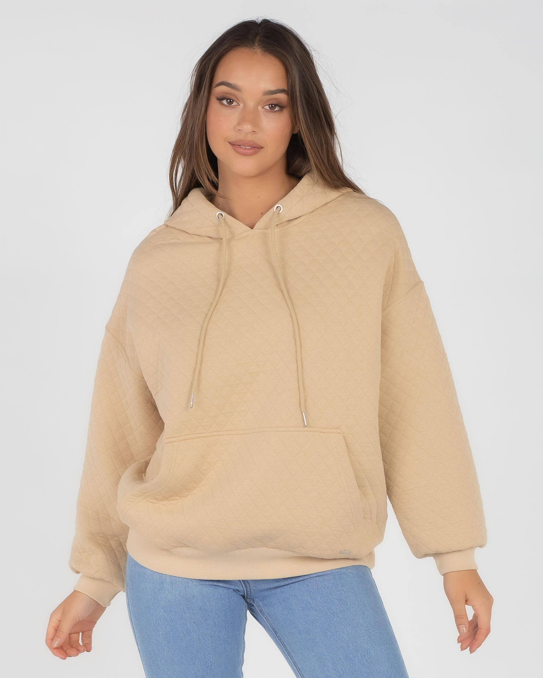 Shop Ava And Ever Dolce Hoodie In Taupe - Fast Shipping & Easy Returns ...