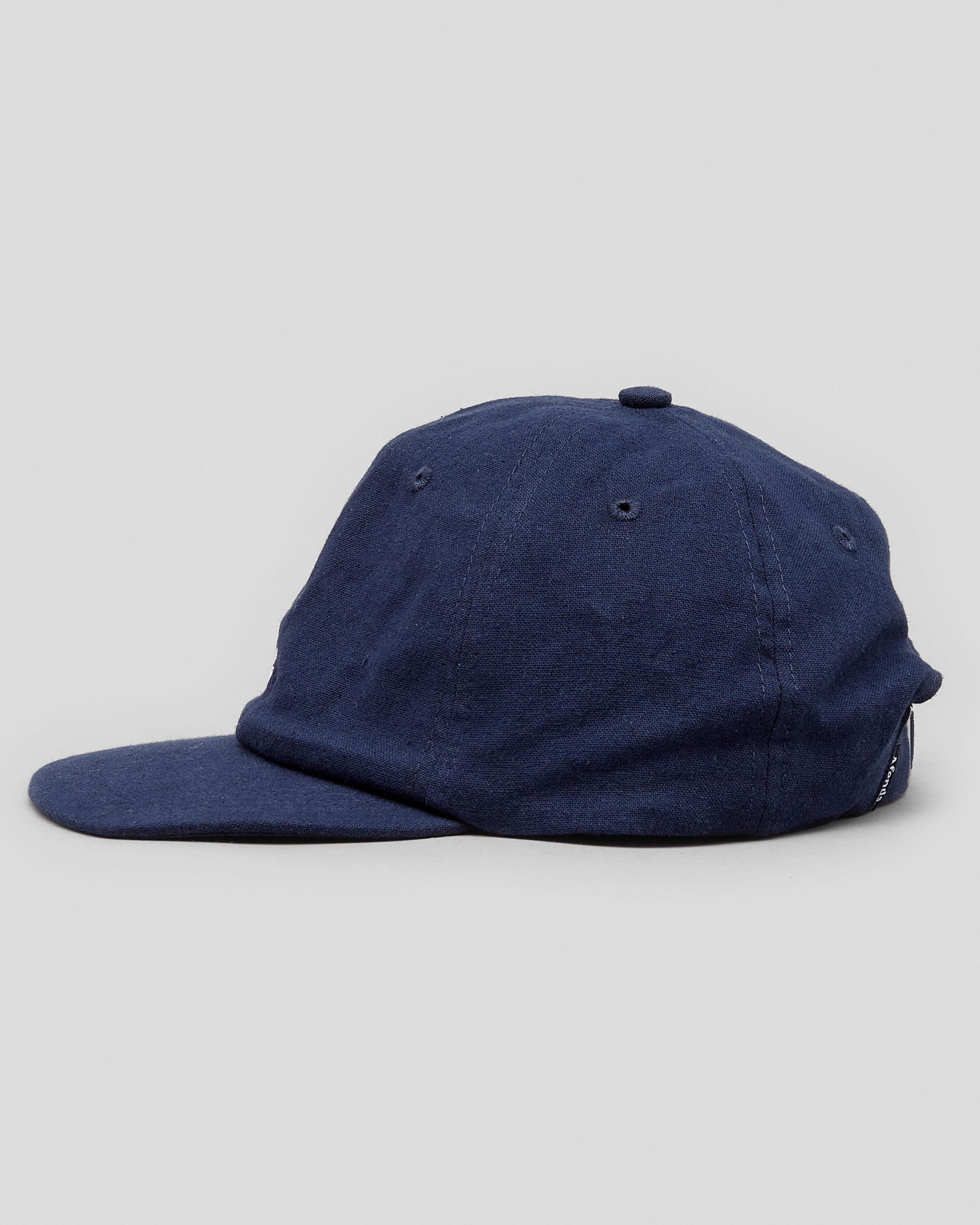 Shop Afends THC Hemp Panel Cap In Navy - Fast Shipping & Easy Returns ...