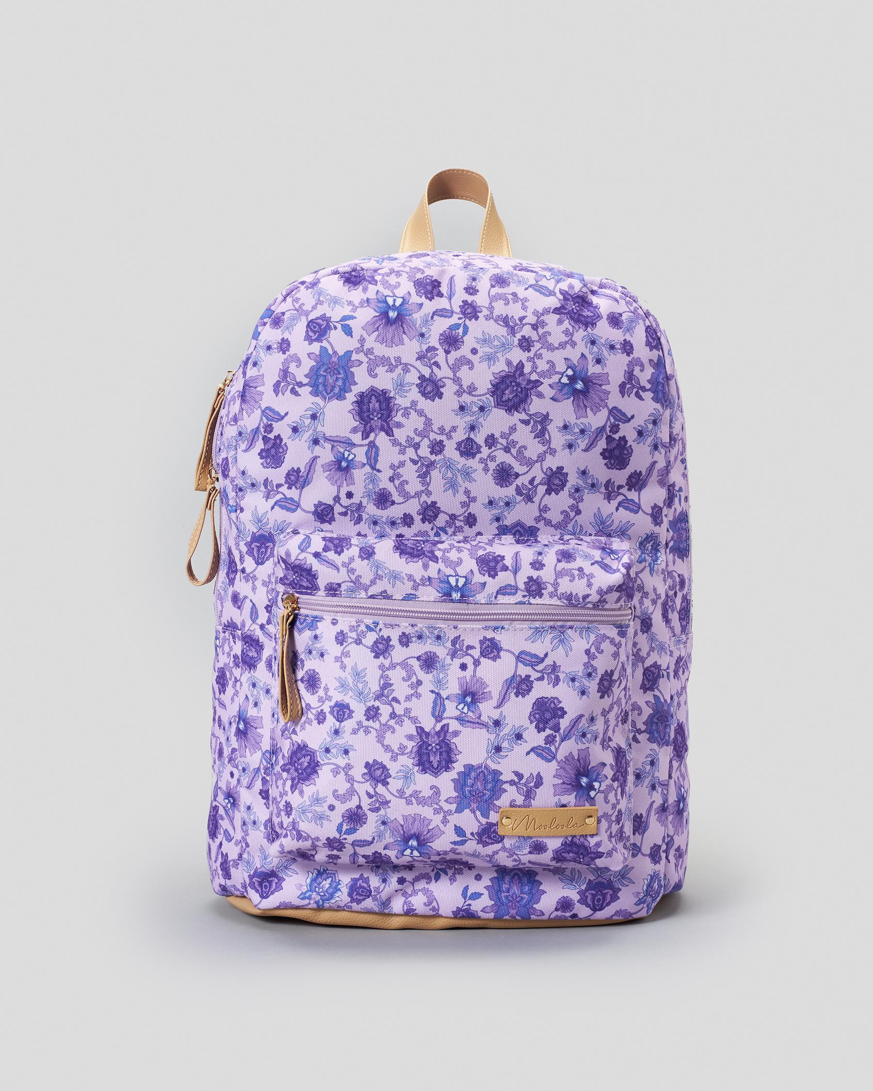 Shop Mooloola Paisleigh Backpack In Purple Floral Fast Shipping Easy Returns City Beach Australia