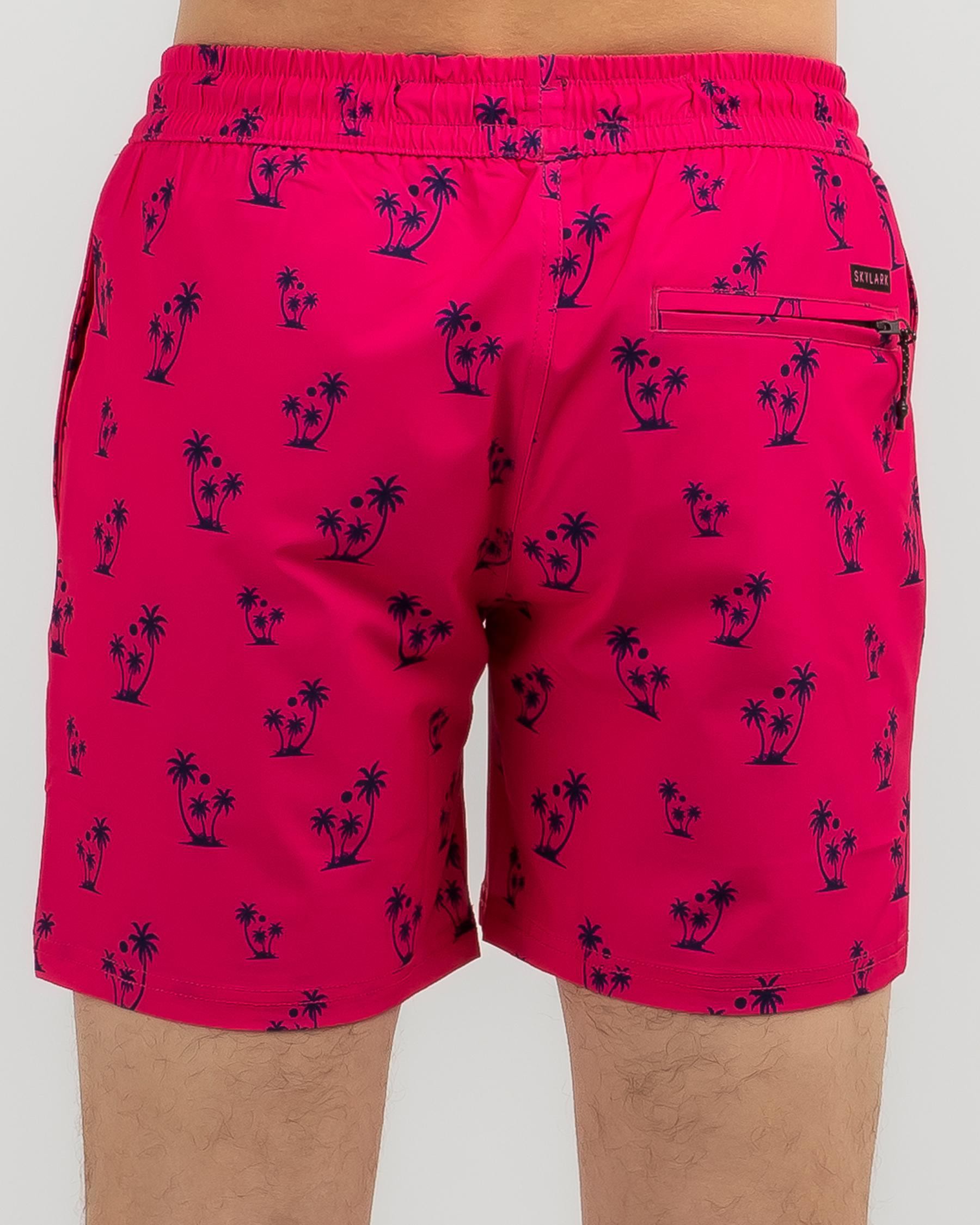 Shop Skylark Peak Mully Shorts In Pink/navy - Fast Shipping & Easy ...