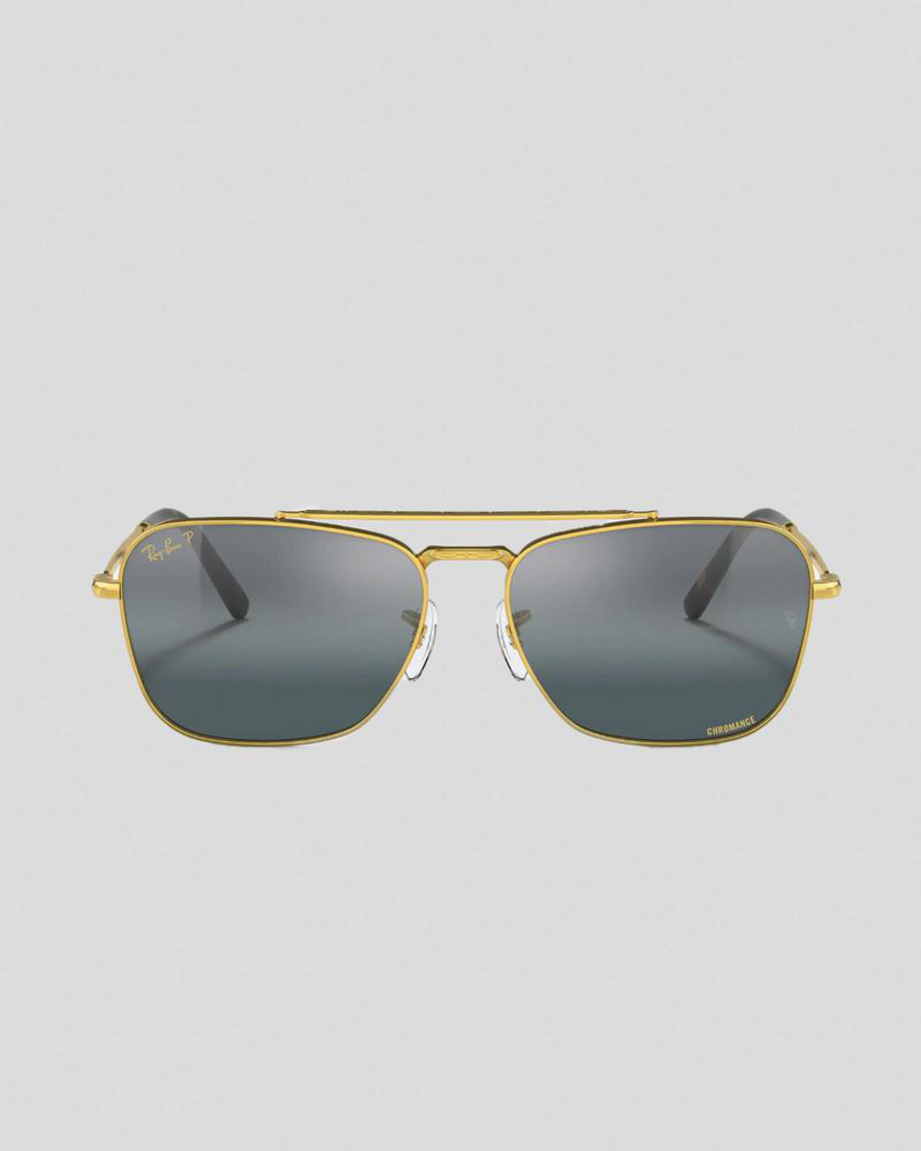 Shop Ray-Ban Caravan Sunglasses In Legend Gold/ Green - Fast Shipping ...