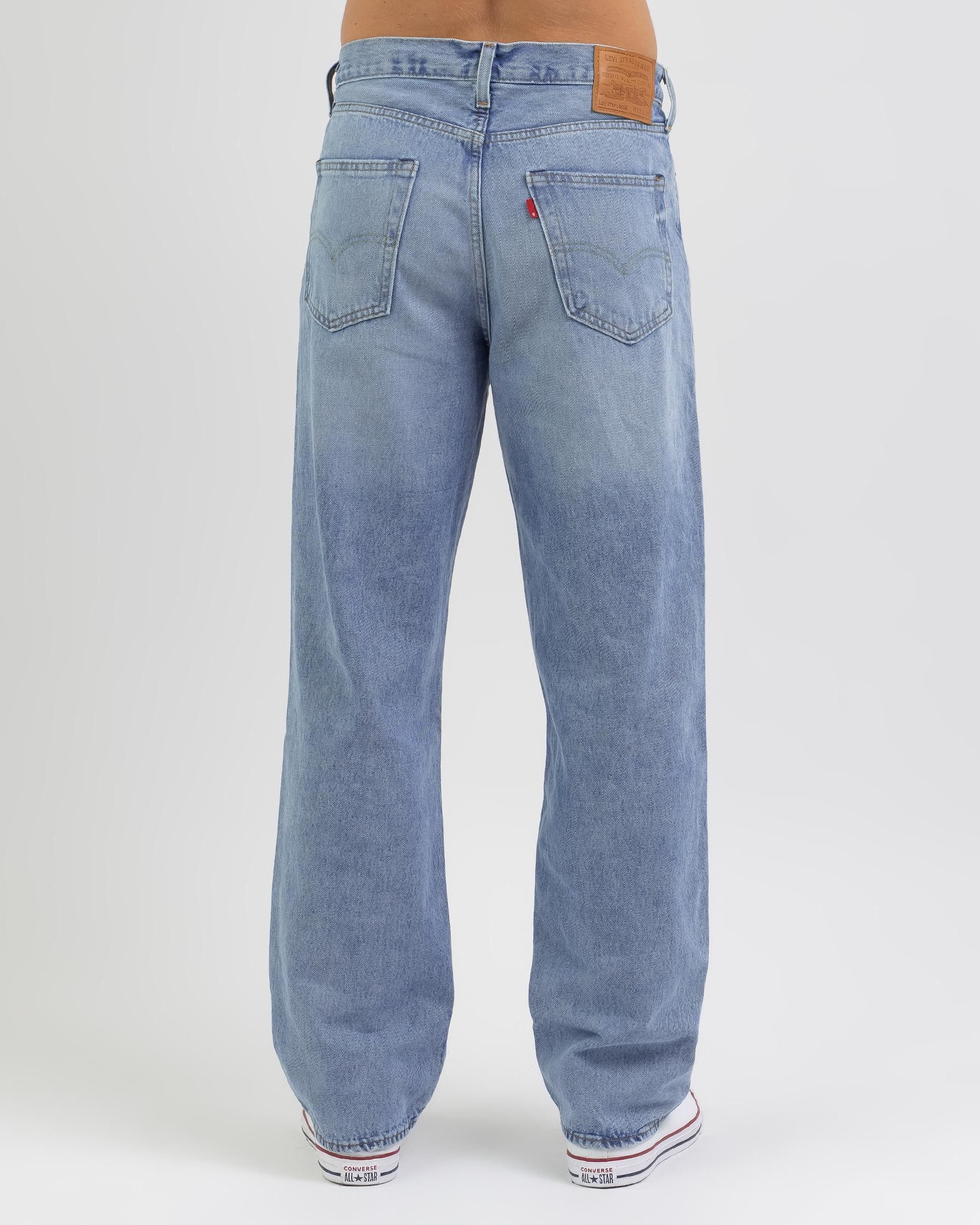 Shop Levi's Stay Loose Denim Jeans In Service Light - Fast Shipping ...