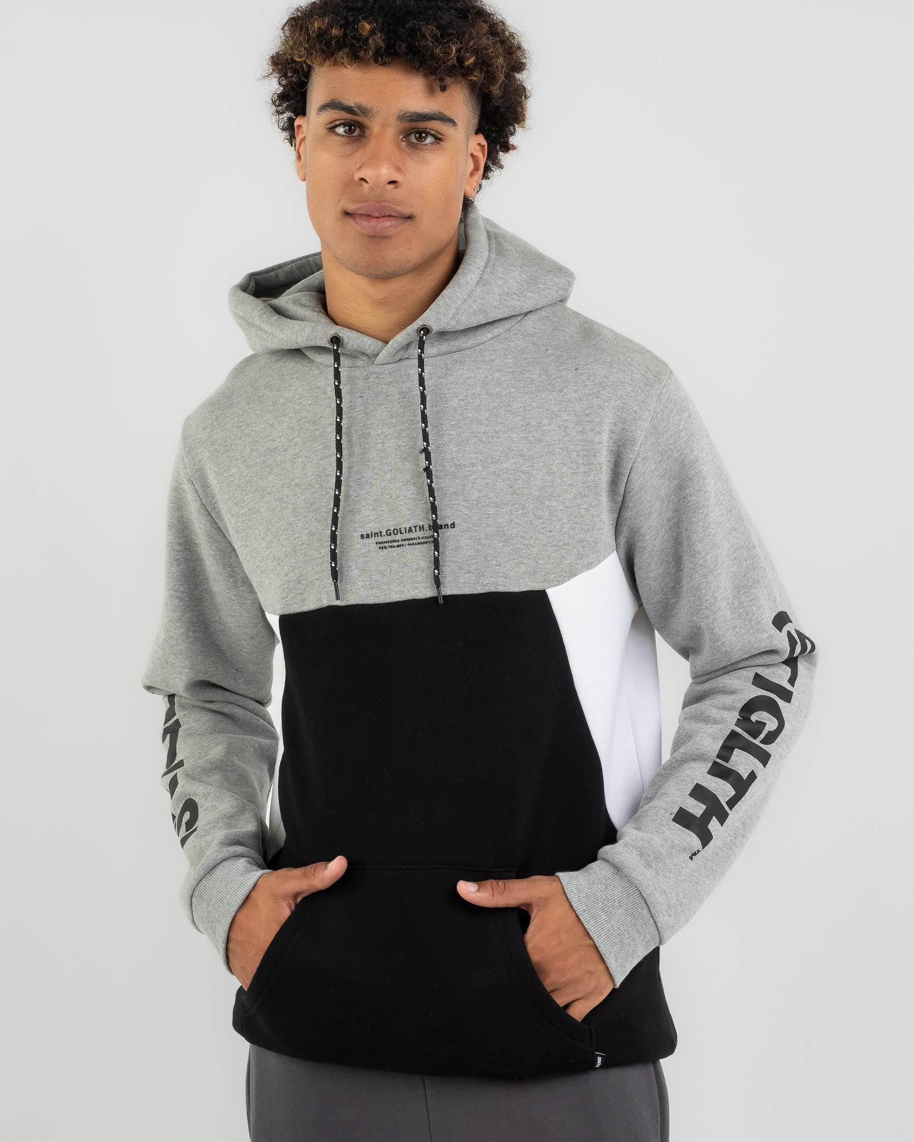 Shop St. Goliath Intra Hoodie In Grey Marle - Fast Shipping & Easy ...