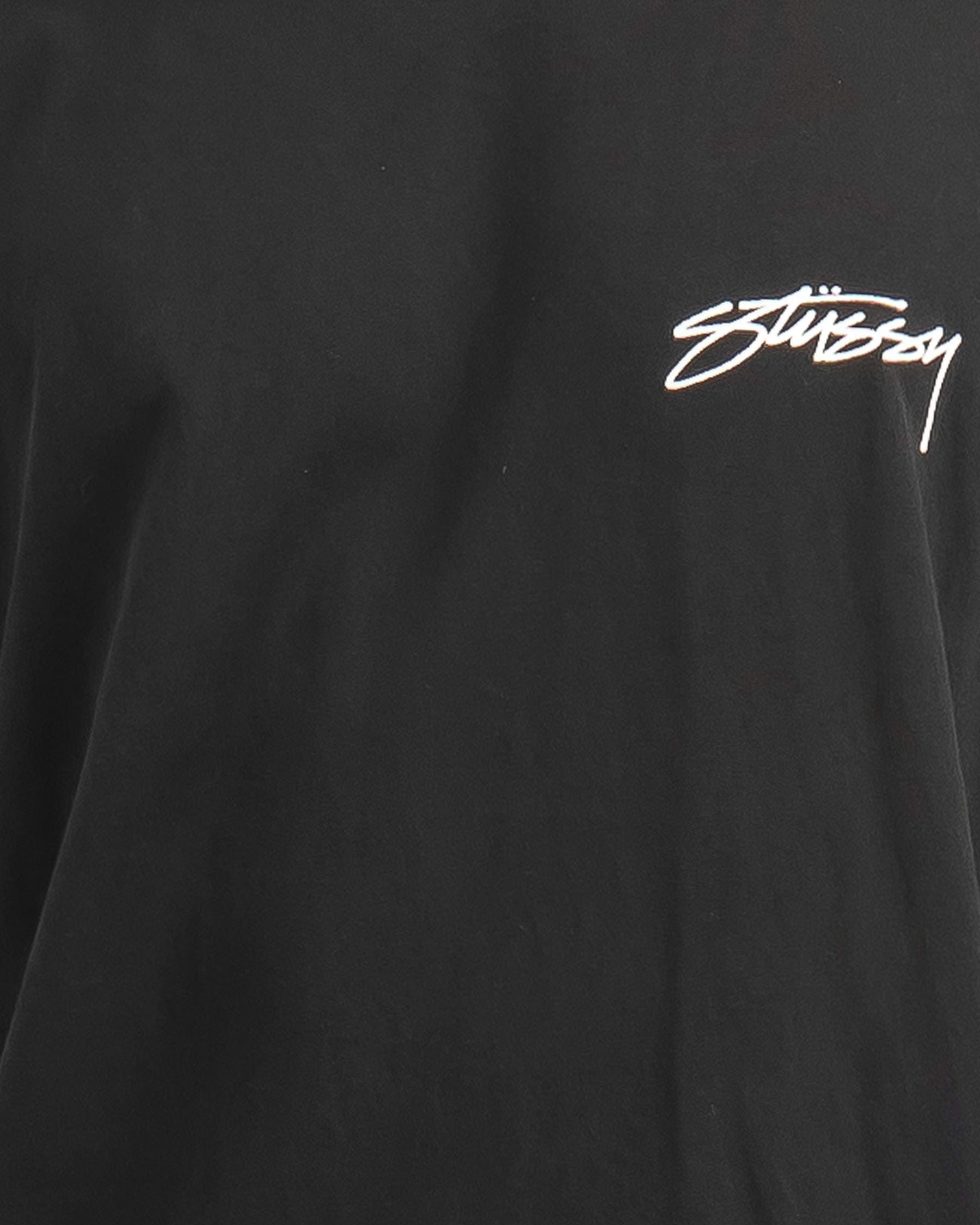 Shop Stussy Pigment Stussy Designs T-Shirt In Pigment Black - Fast ...