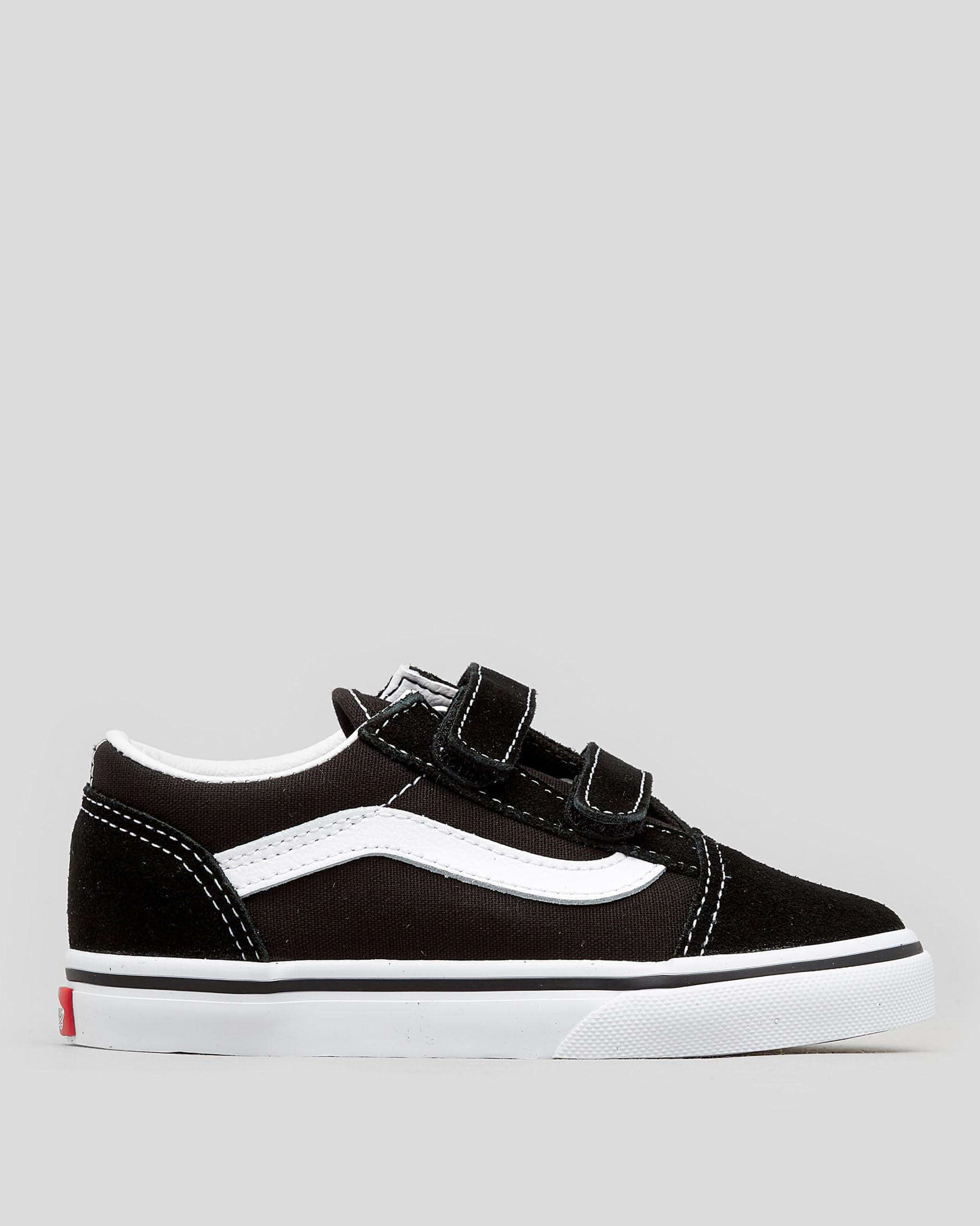 Shop Vans Toddlers' Old Skool Shoes In Black/white - Fast Shipping ...