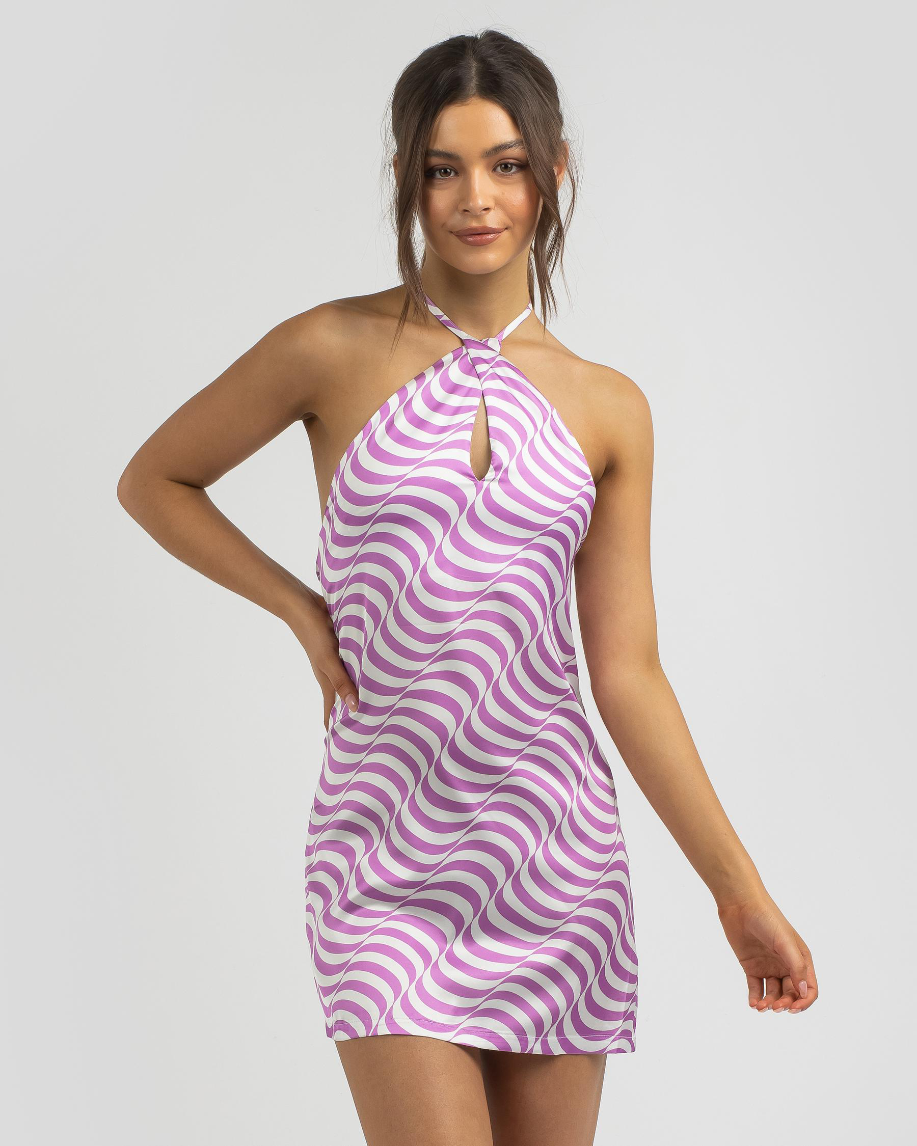 Shop Thanne Upstate Dress In Purple - Fast Shipping & Easy Returns ...