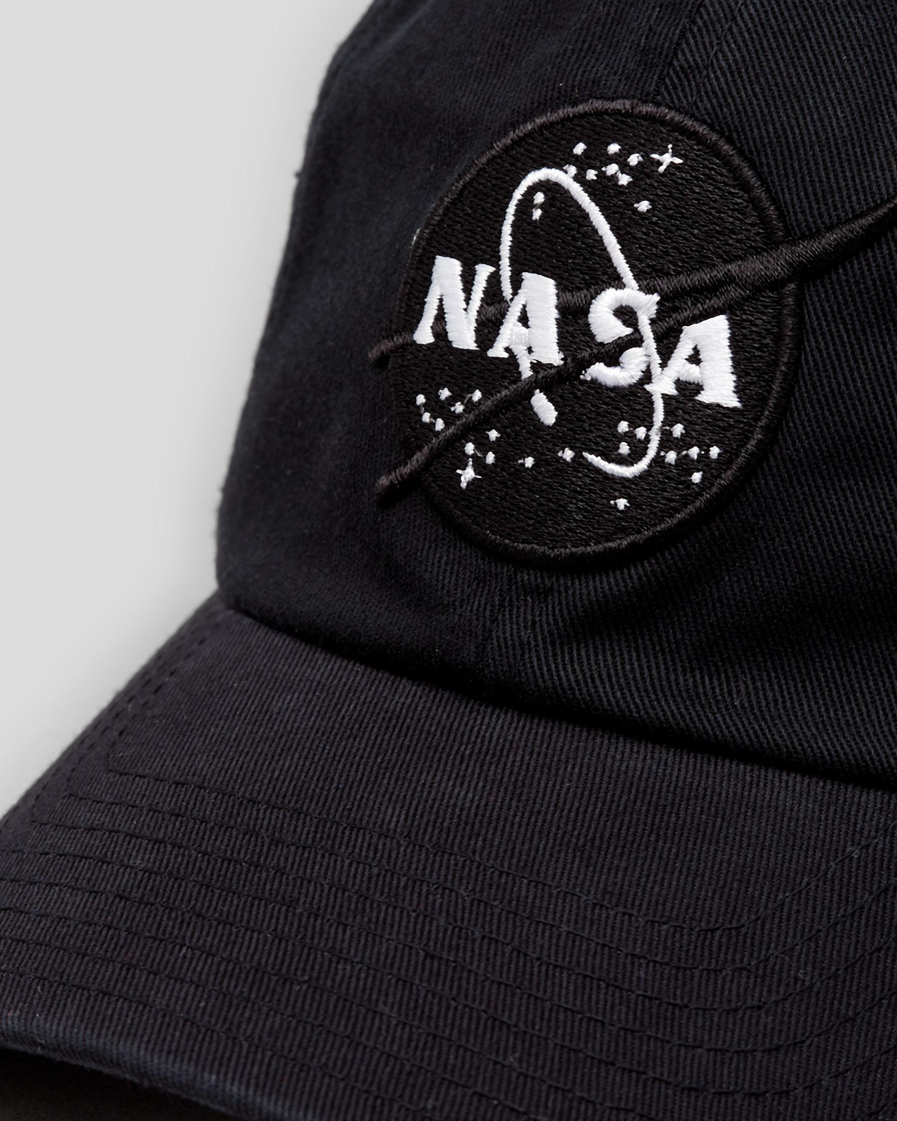 Shop American Needle NASA Star Ballpark Cap In Black - Fast Shipping ...