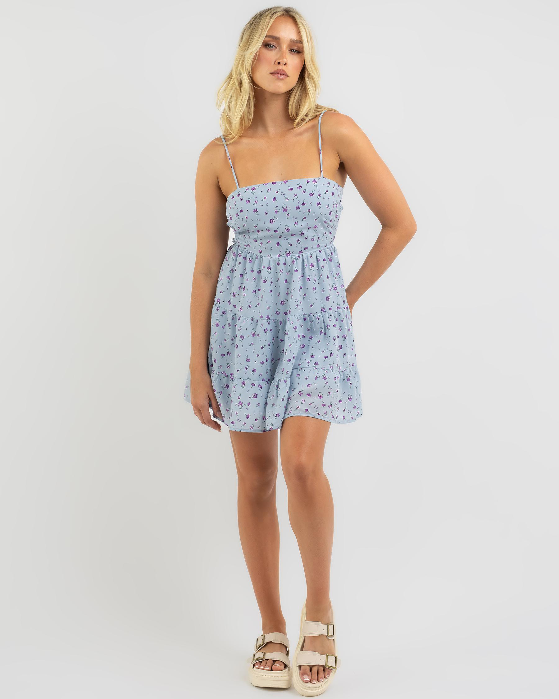 Mooloola Tabby Dress In Blue | City Beach United States