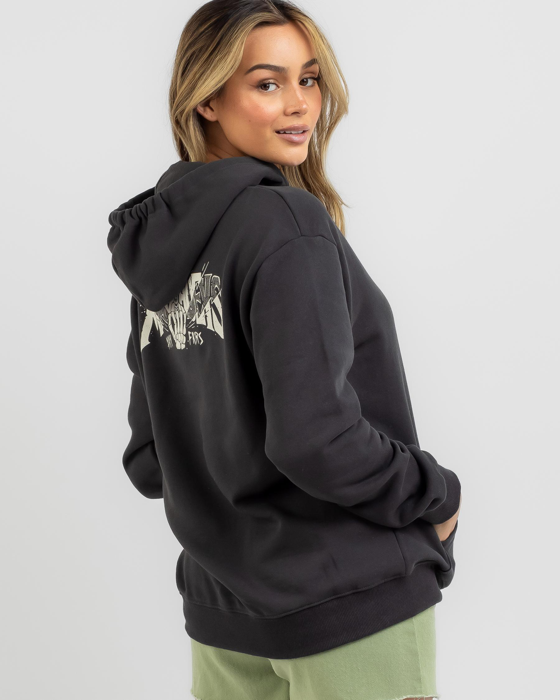 Shop The Mad Hueys Bones Ahoy Hoodie In Vintage Black - Fast Shipping ...