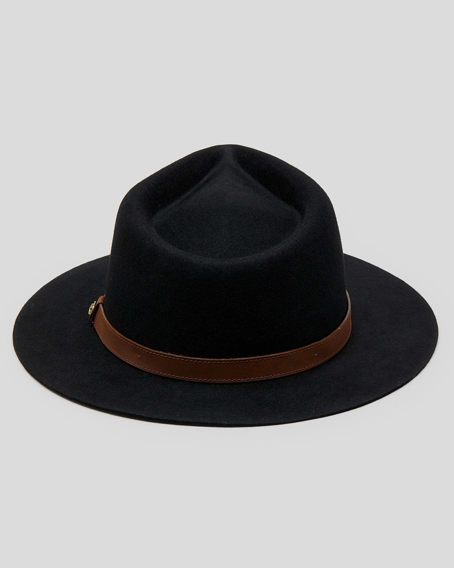 Shop Billy Bones Club The Boss Man Felt Hat In Black - Fast Shipping ...