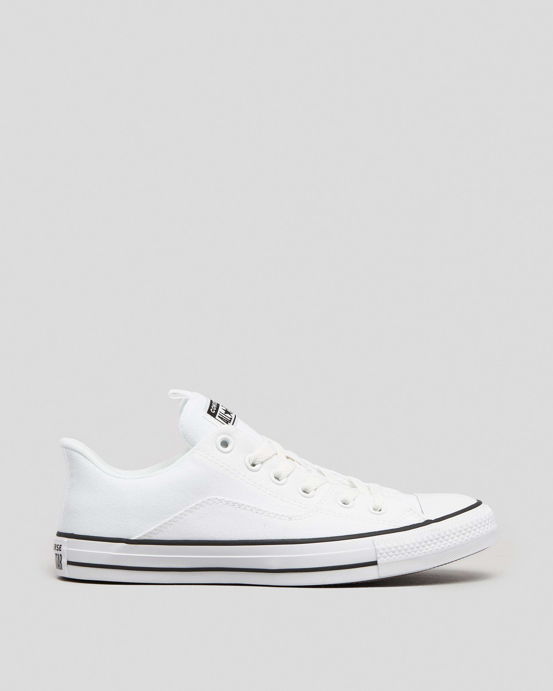 Shop Converse Womens Chuck Taylor All Star Rave Shoes In White/white ...