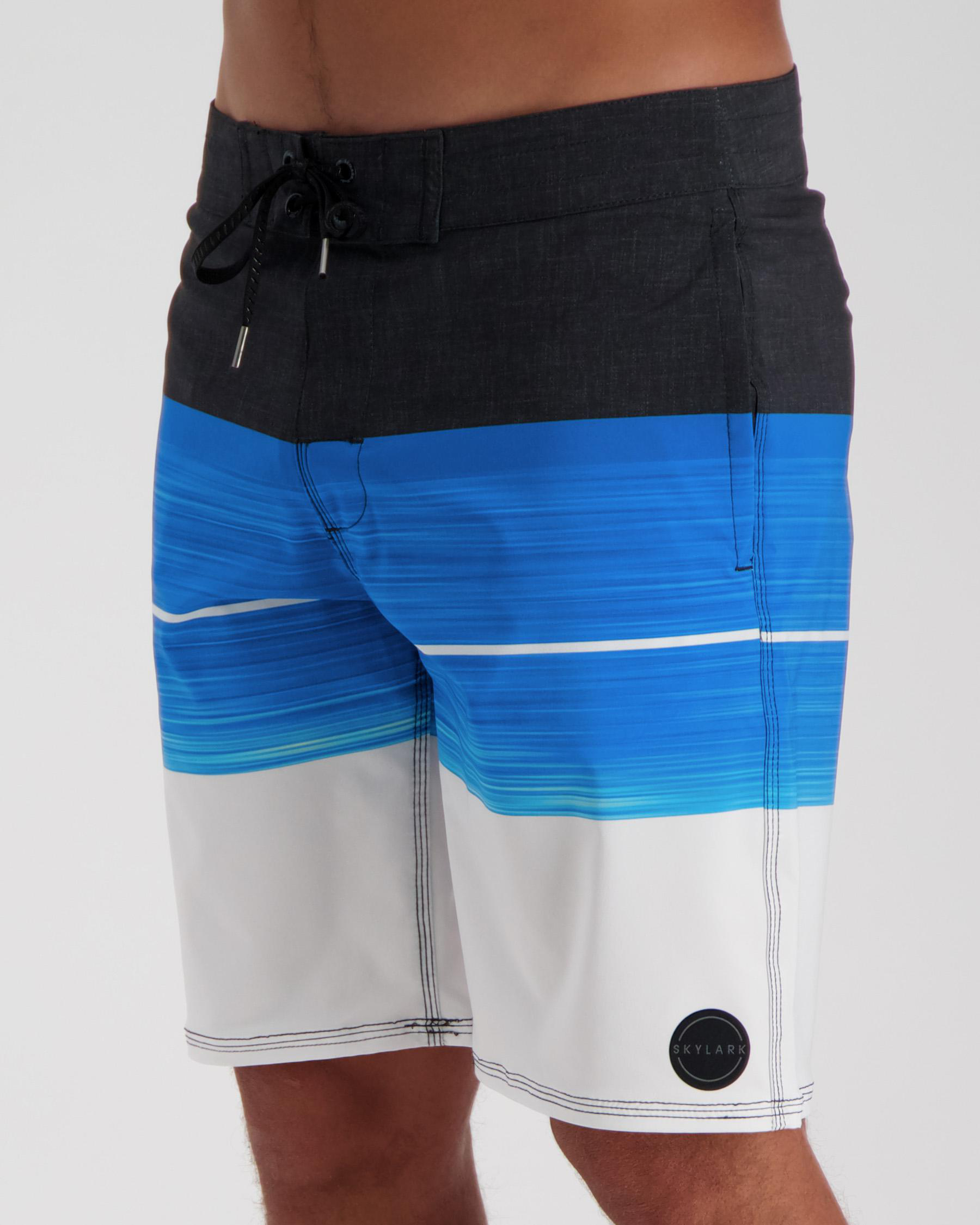 Skylark Coast Board Shorts In Blue - Fast Shipping & Easy Returns ...