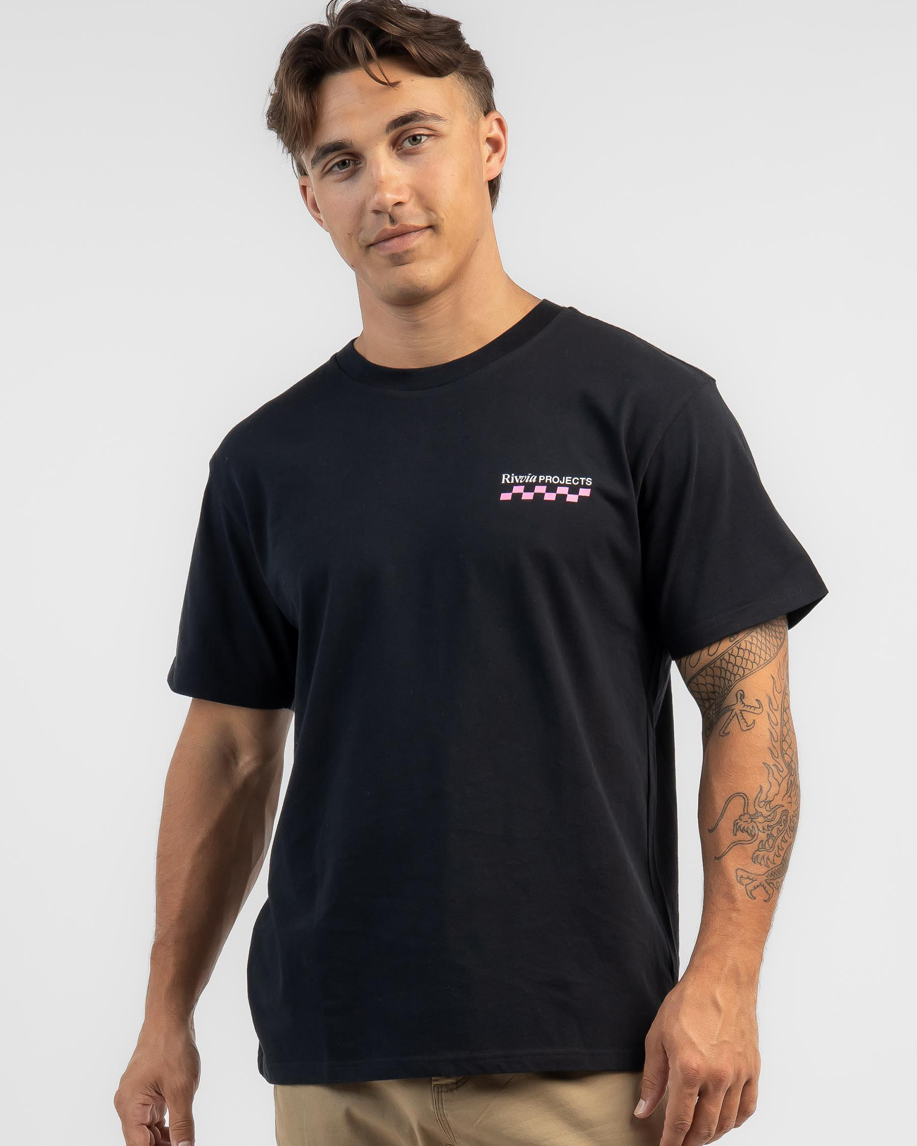 Shop Rivvia Grand Projects T-Shirt In Black - Fast Shipping & Easy ...