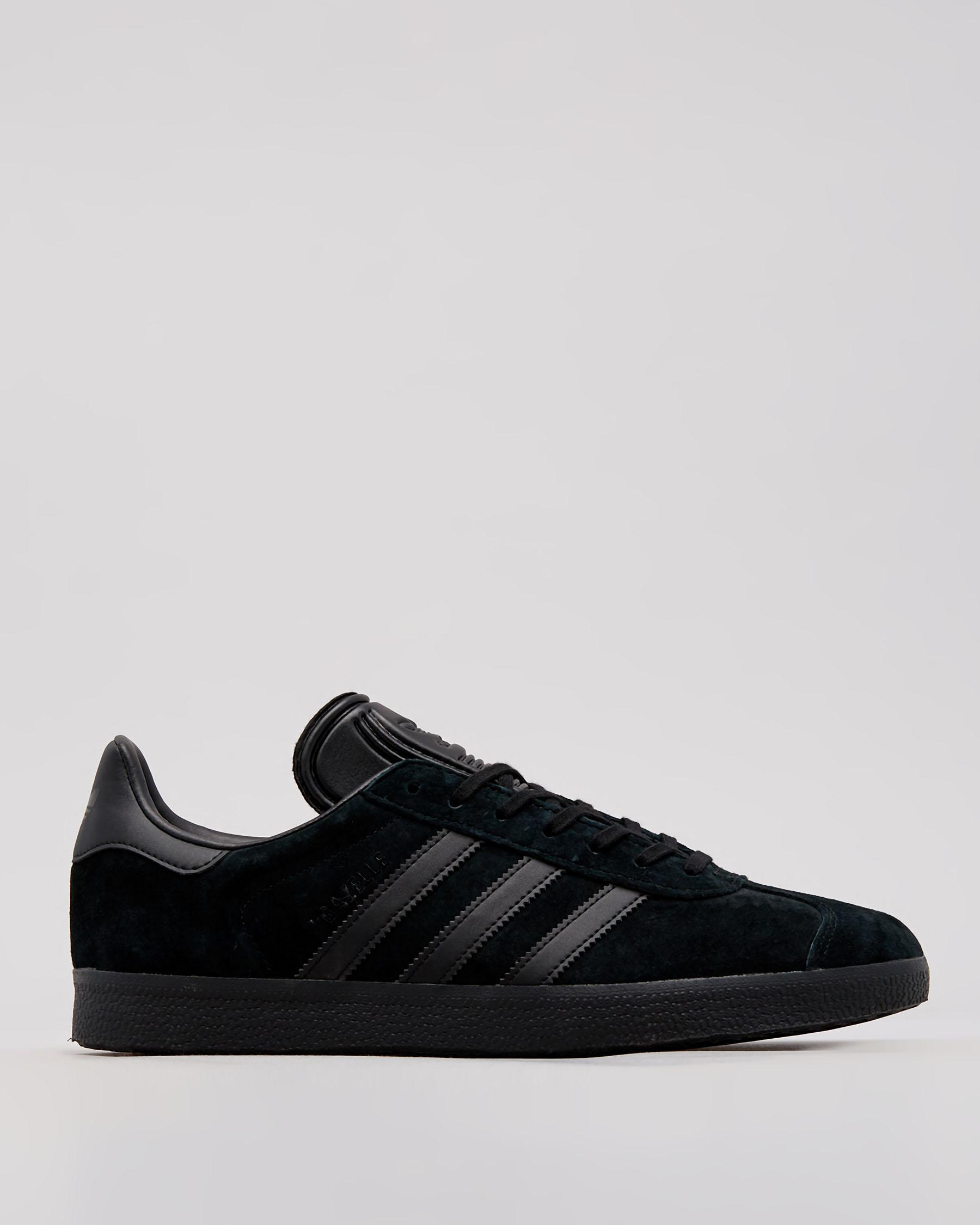 women's adidas gazelle black