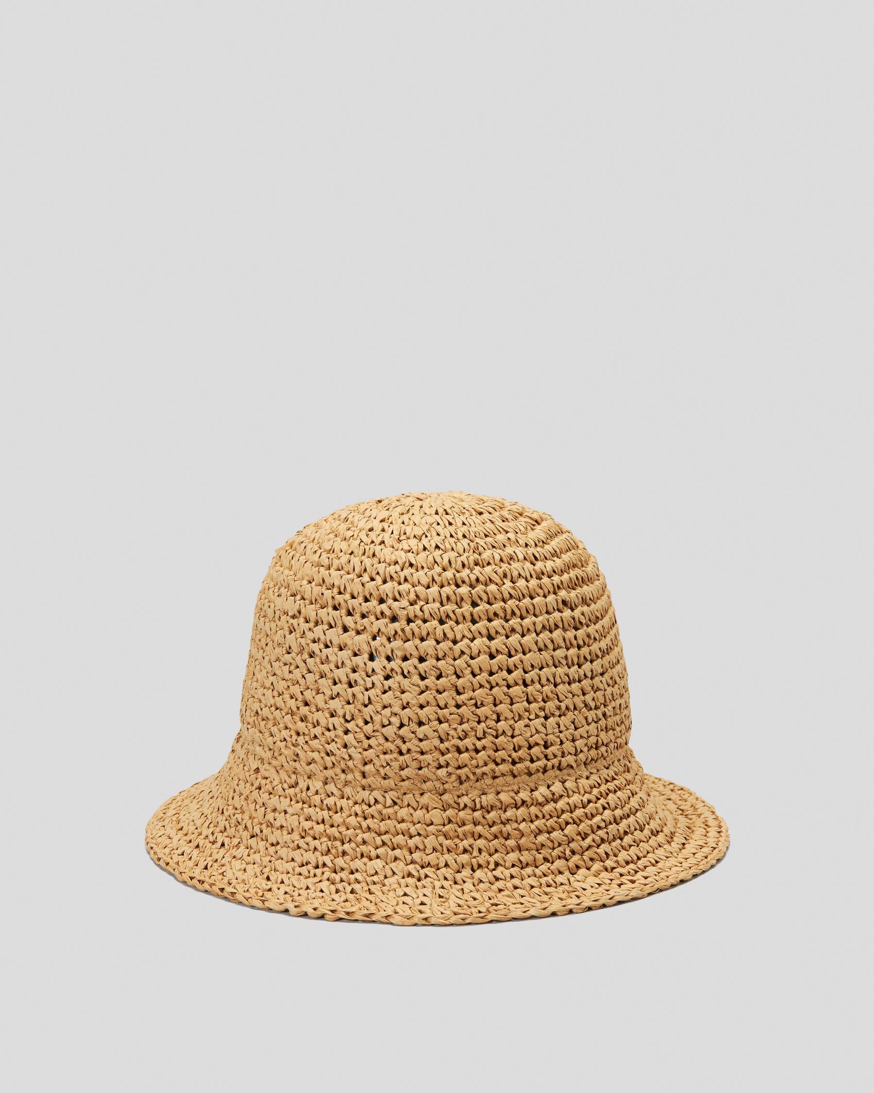 Shop Billabong Holiday Straw Hat In Whiskey - Fast Shipping & Easy ...