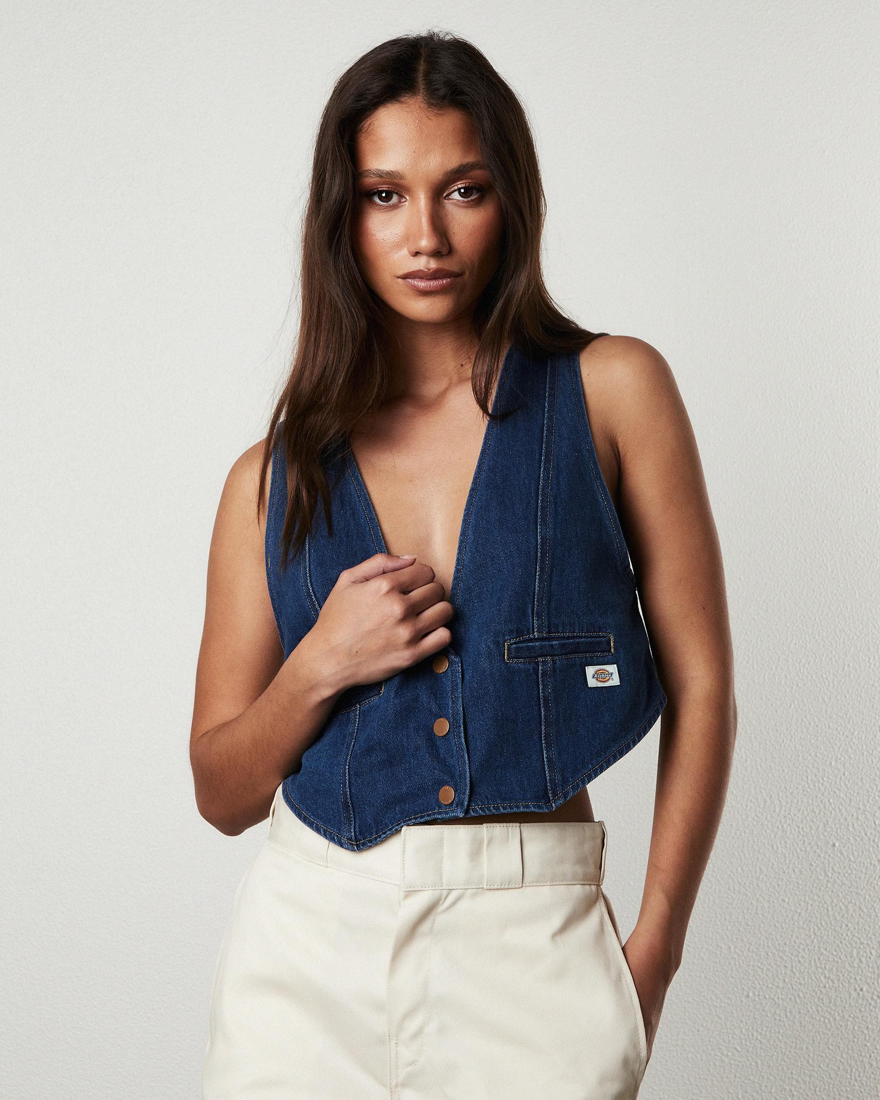 Dickies denim vest fashion