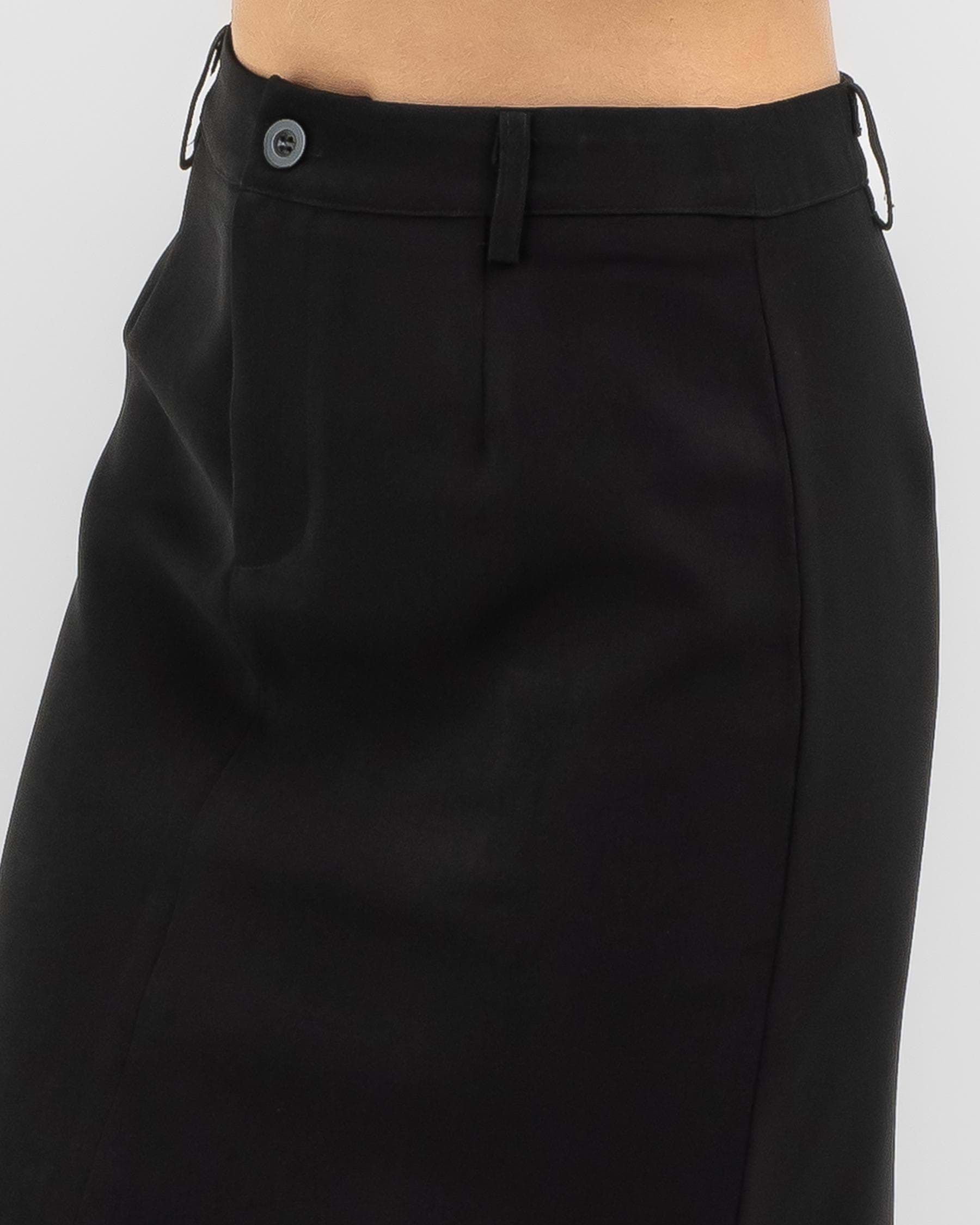 Shop Ava And Ever Mia Midi Skirt In Black - Fast Shipping & Easy ...