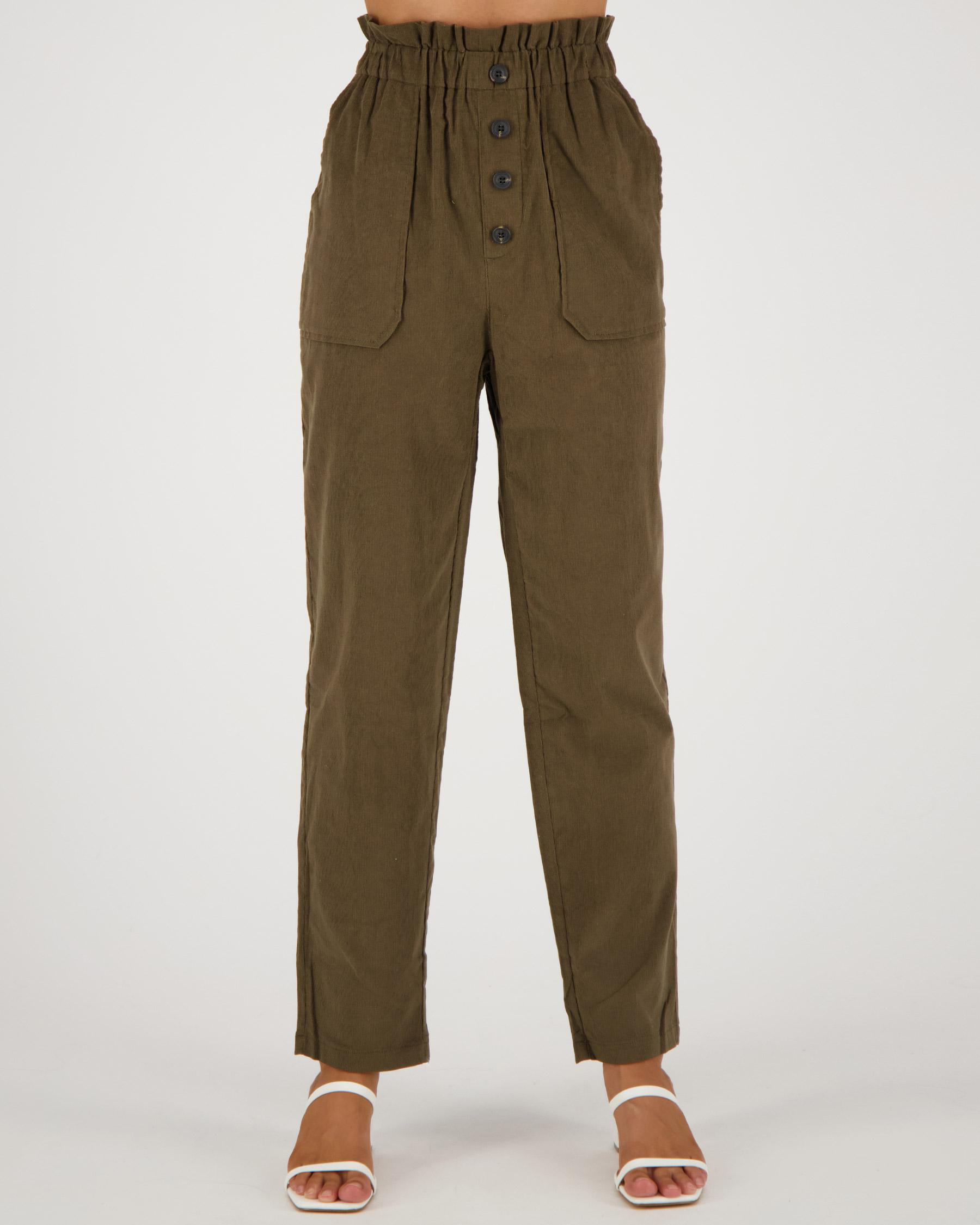 Shop Rumor Declan Pants In Khaki - Fast Shipping & Easy Returns - City ...