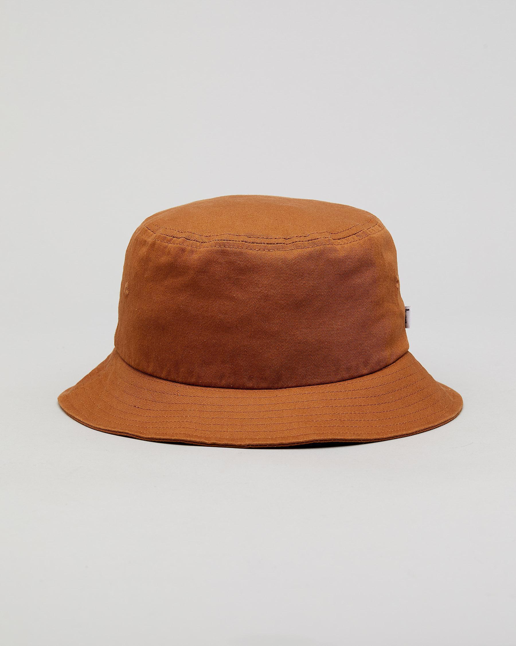 Stussy Stock Bucket Hat In Tan - Fast Shipping & Easy Returns - City ...