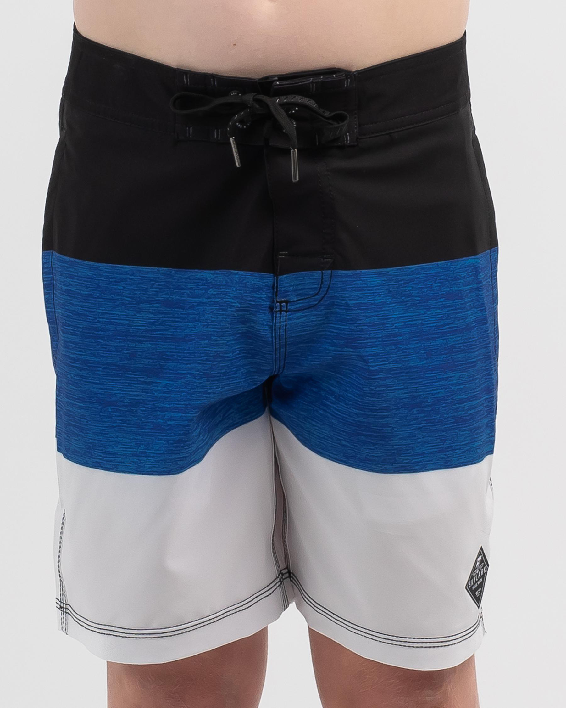 Shop Skylark Boys' Naval Board Shorts In Blue - Fast Shipping & Easy ...